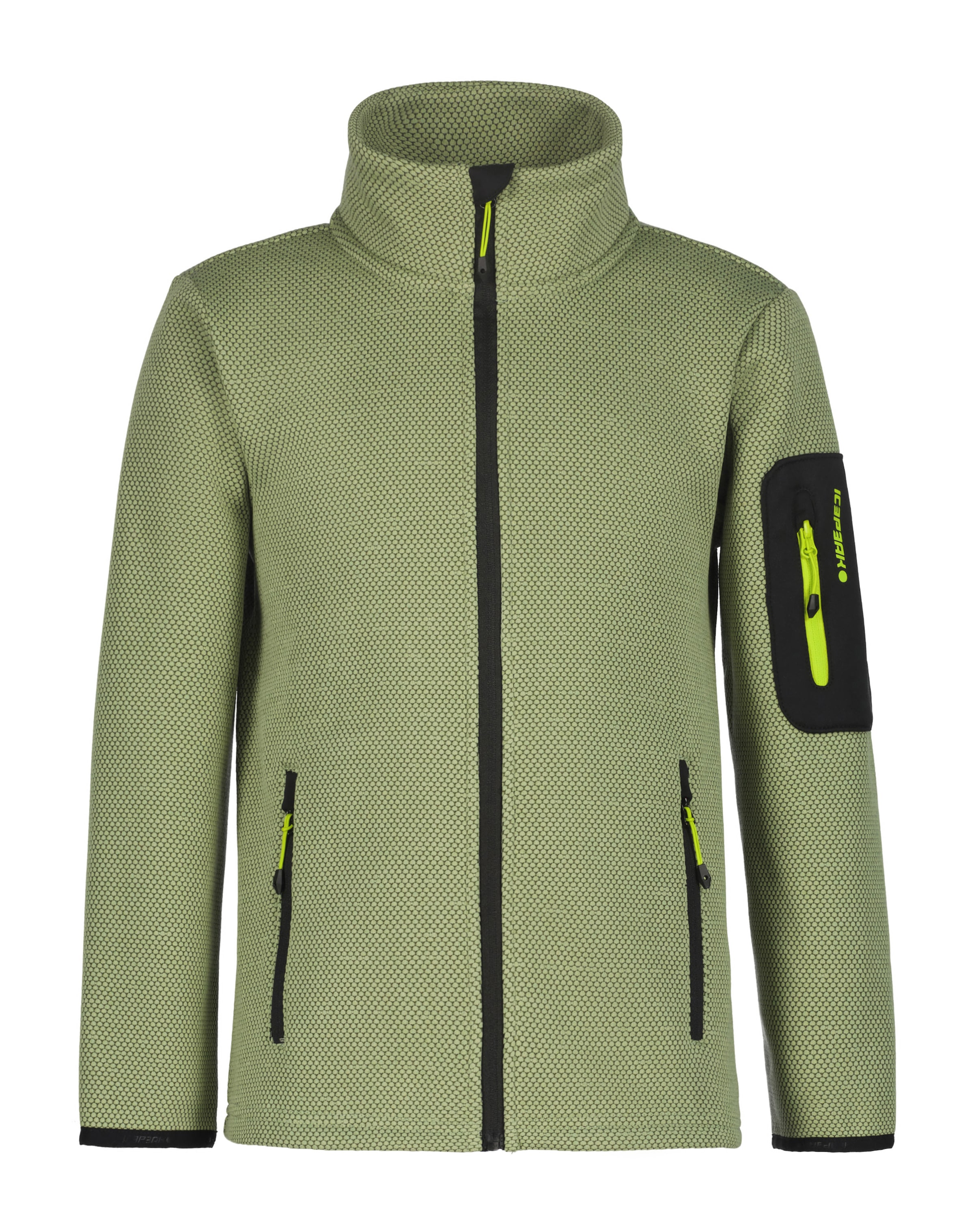 Icepeak Funktionsjacke »K FLEECEJACKE KEVELAER«, mit hohem Stehkragen