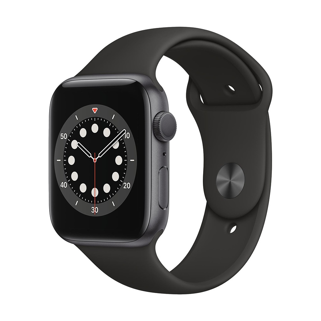 Image of Apple Smartwatch »Serie 6, GPS, 44 mm Aluminium-Gehäuse mit Sportarmband«, (Watch OS M00H3FD/A) bei Ackermann Versand Schweiz