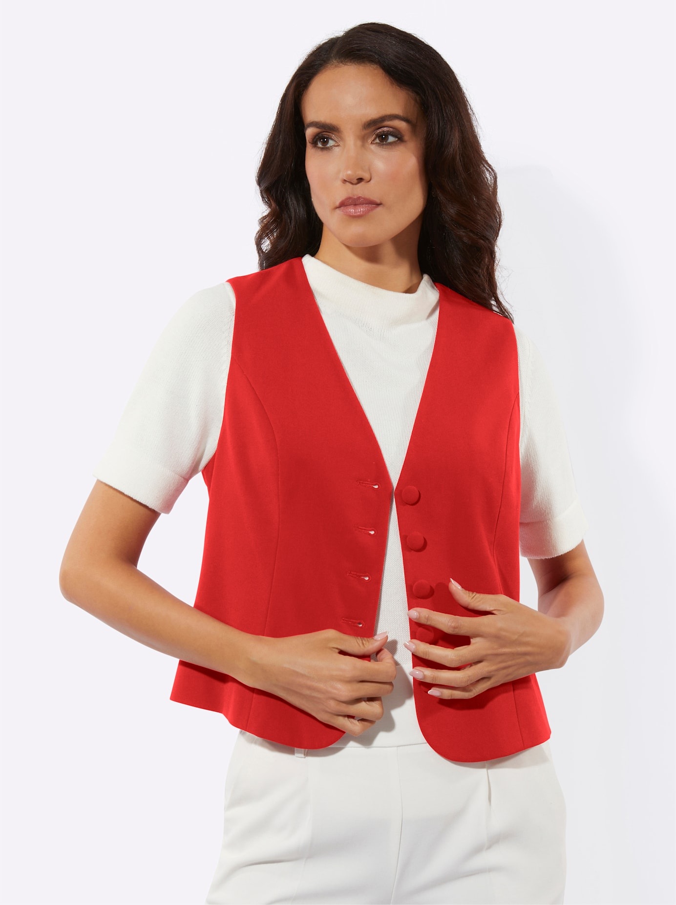creation L Gilet court