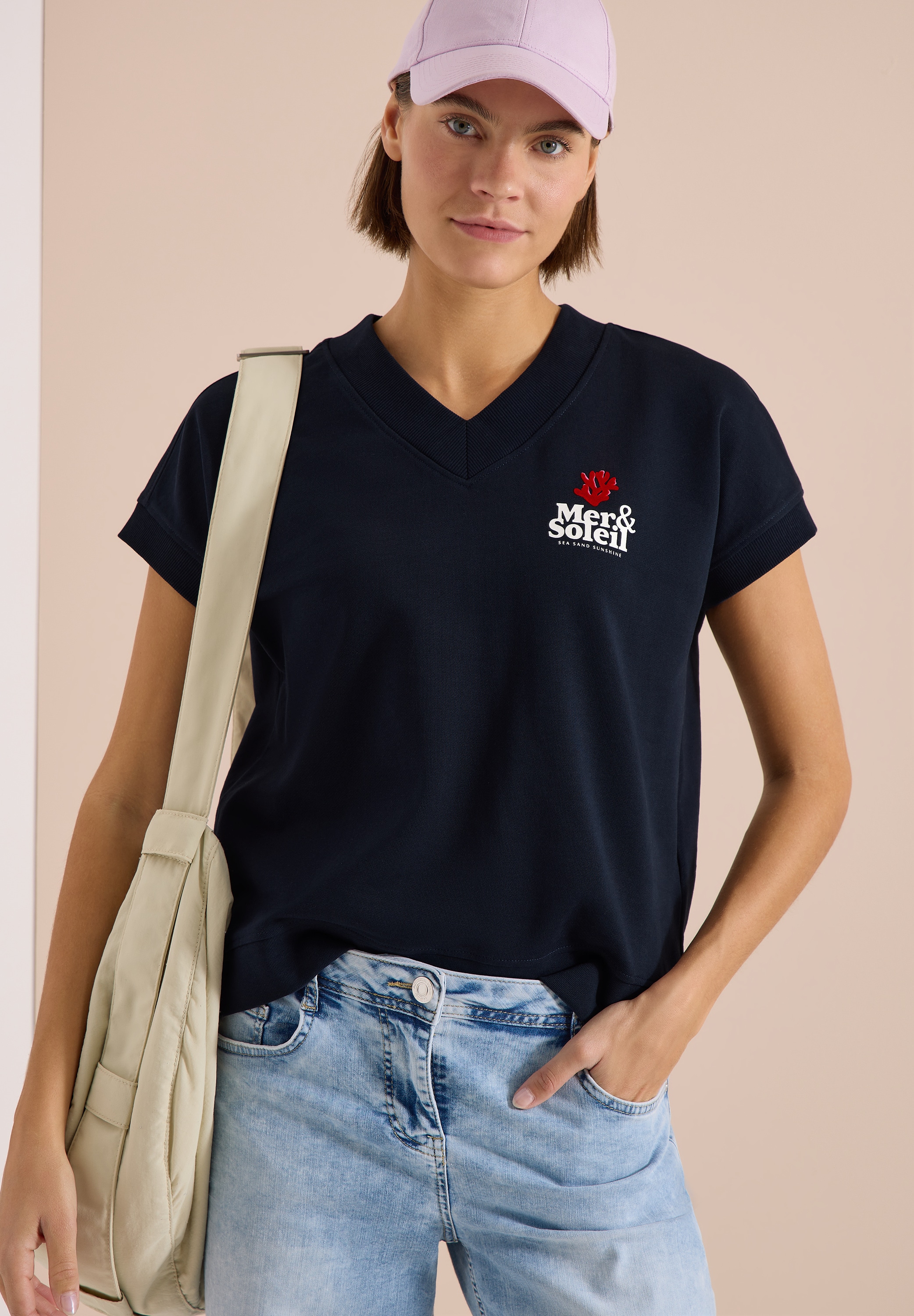 Image of Cecil Sweatshirt, Sommer-Sweatshirt mit Backprint