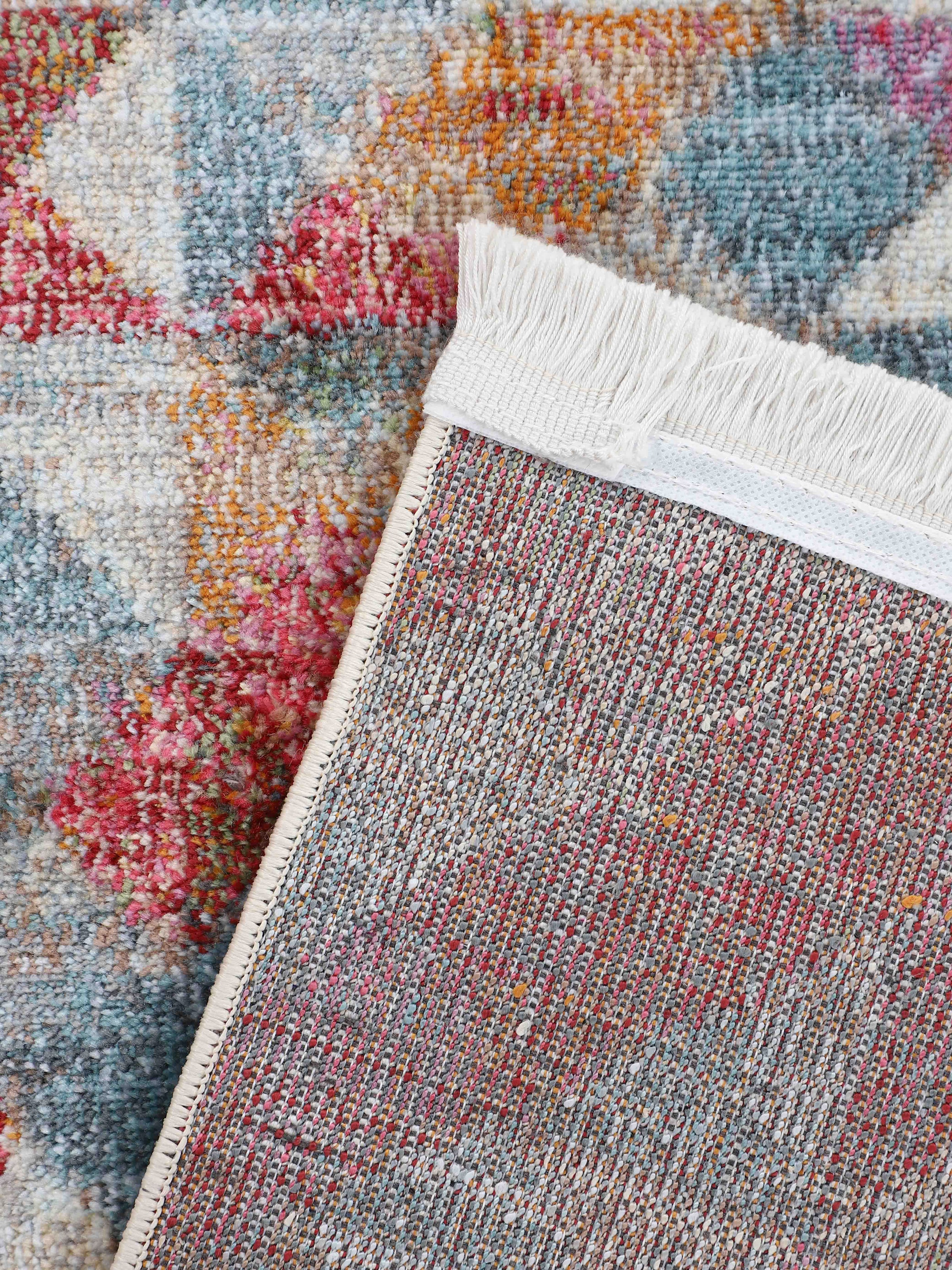 carpetfine Tapis »Lori« Rectangulaire 7 mm Höhe Vintage Grafisch Design, Wohnzimmer