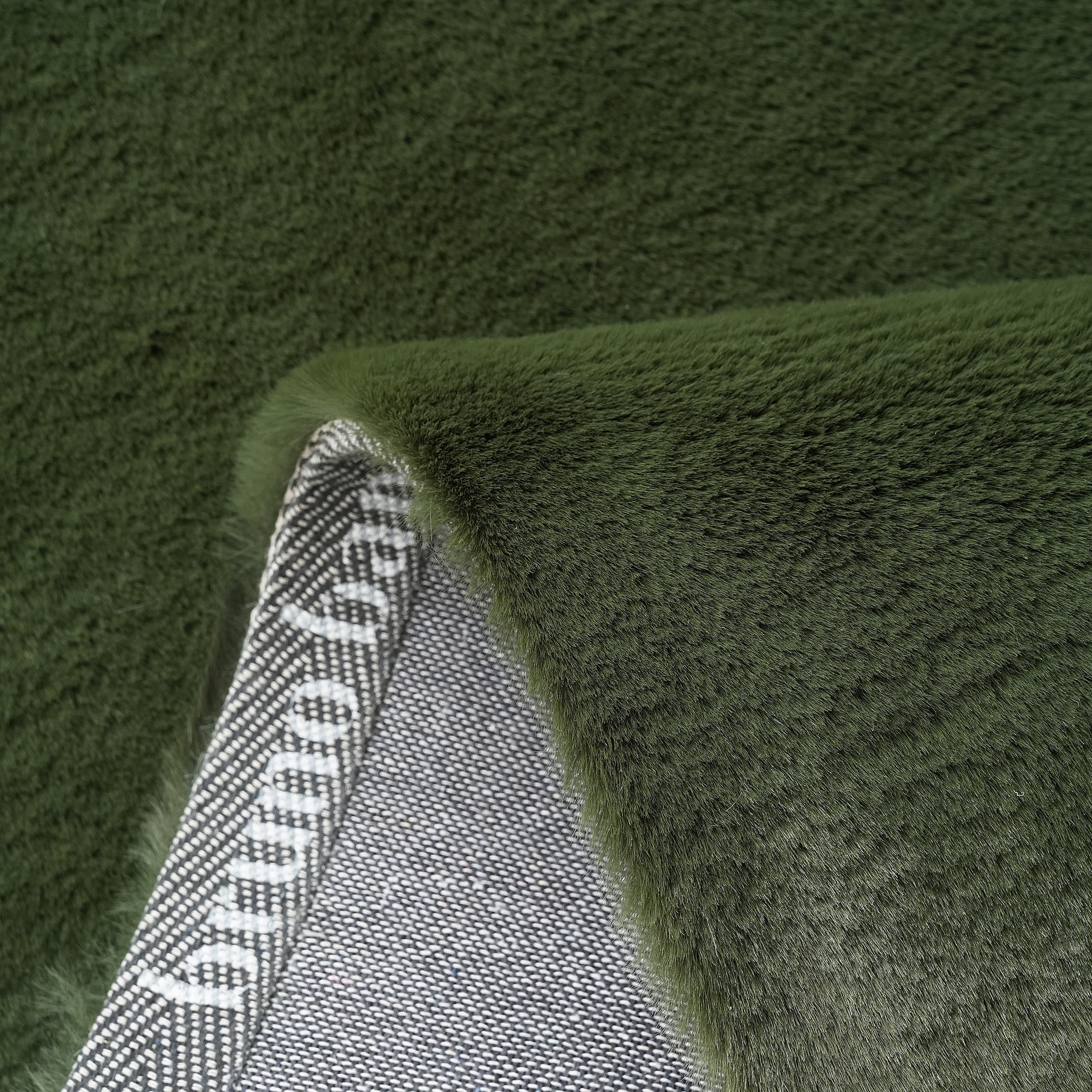 Bruno Banani Tapis en fourrure »Rabbit 2, Kunstfell Teppich, Modern« Rectangulaire 25 mm Höhe Kaninchenfell-Haptik, sehr weich, Wohnzimmer, Schlafzimmer, Esszimmer