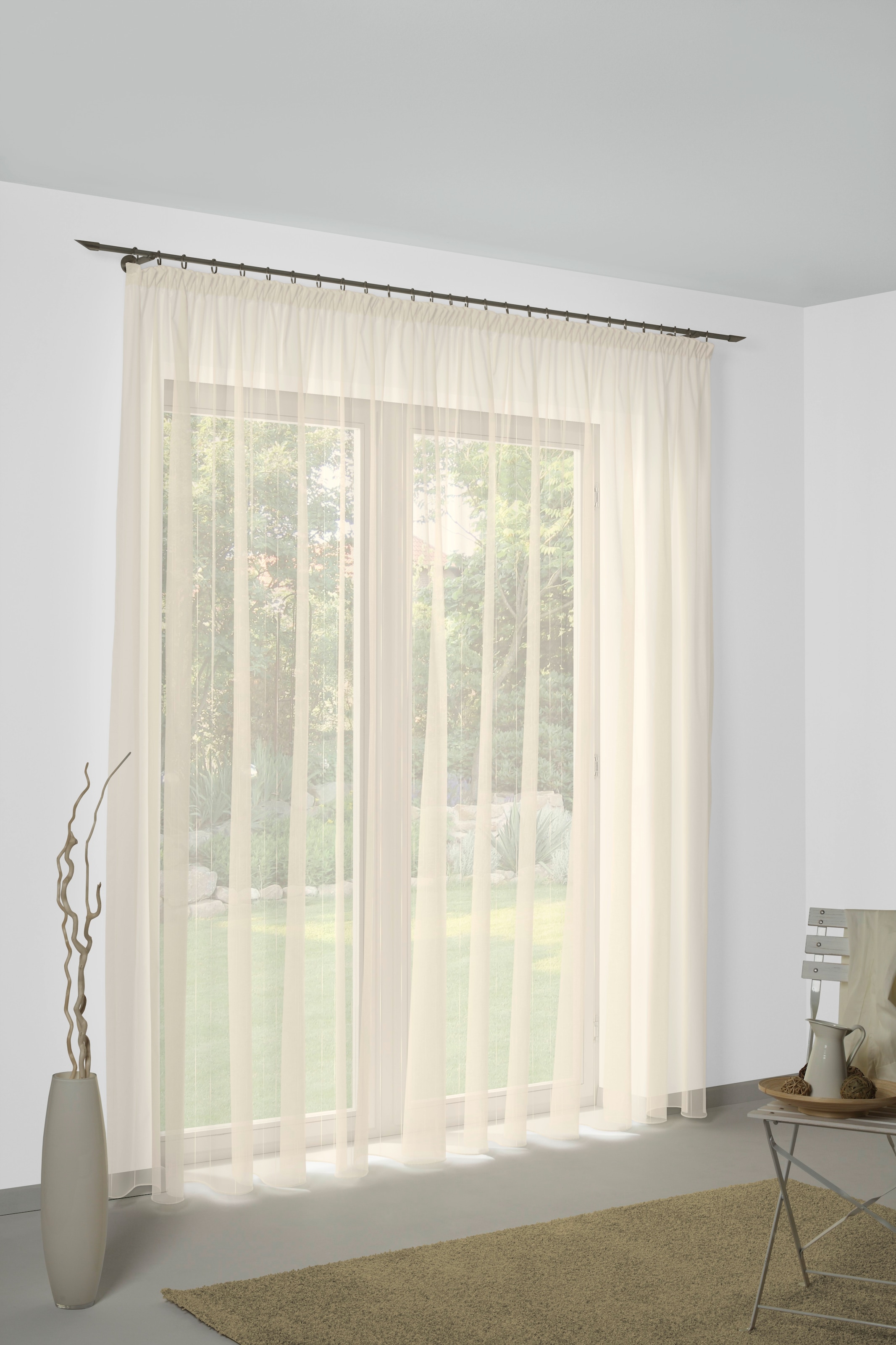 Image of Wirth Gardine "Manuela" Faltenband 1 Stk. tlg. Store