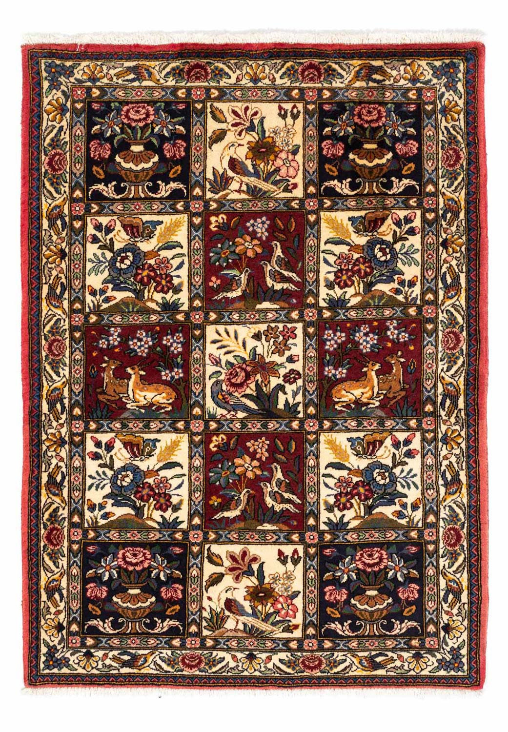 Image of morgenland Hochflor-Läufer »Moud Stark Gemustert Ruggine 277 x 76 cm«, rechteckig, 1 mm Höhe, Handgeknüpft bei Ackermann Versand Schweiz