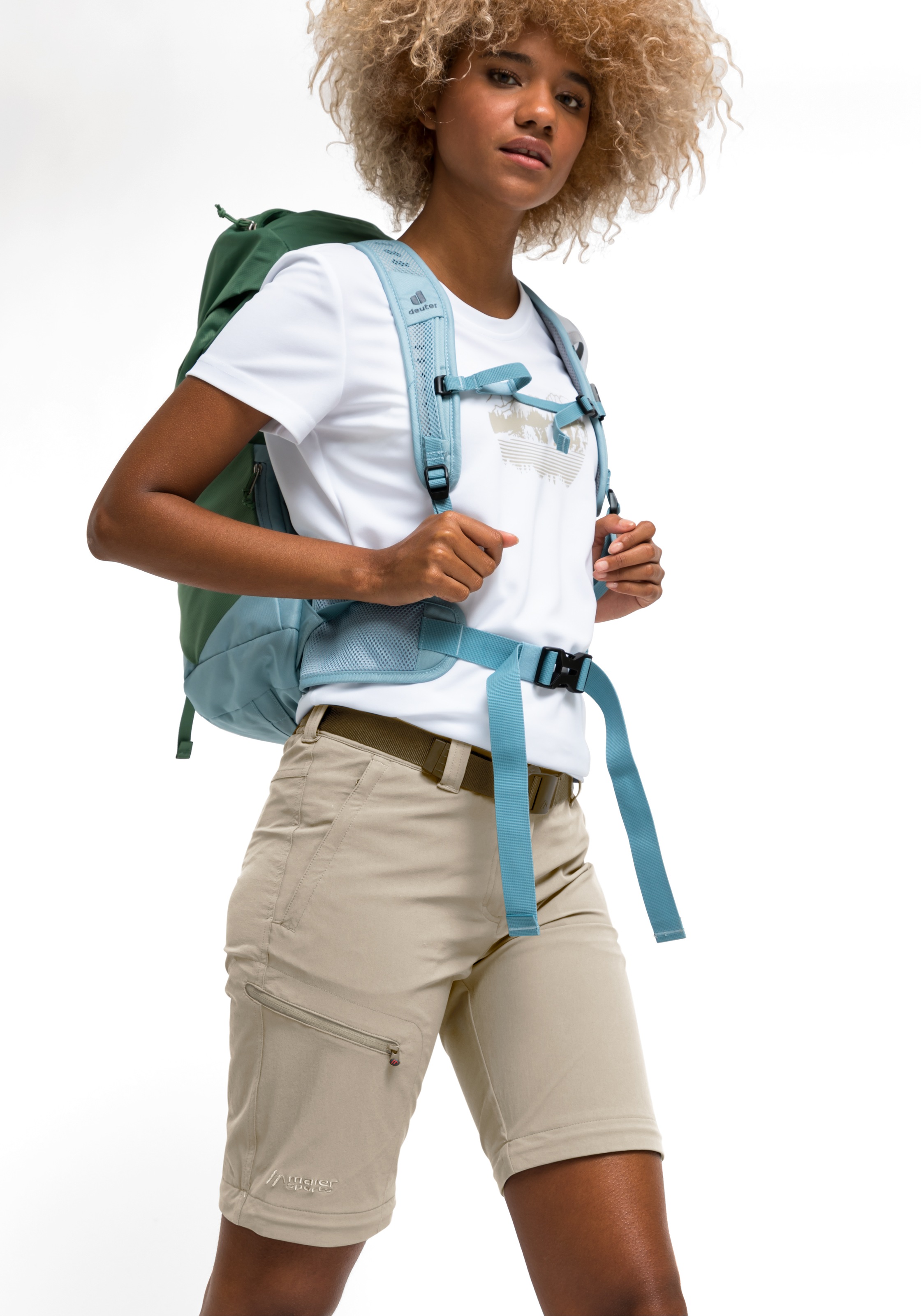 Maier Sports Funktionshose »Nata«, Damen Wanderhose, zipp-off Outdoor-Hose, 3 Taschen, Regular Fit