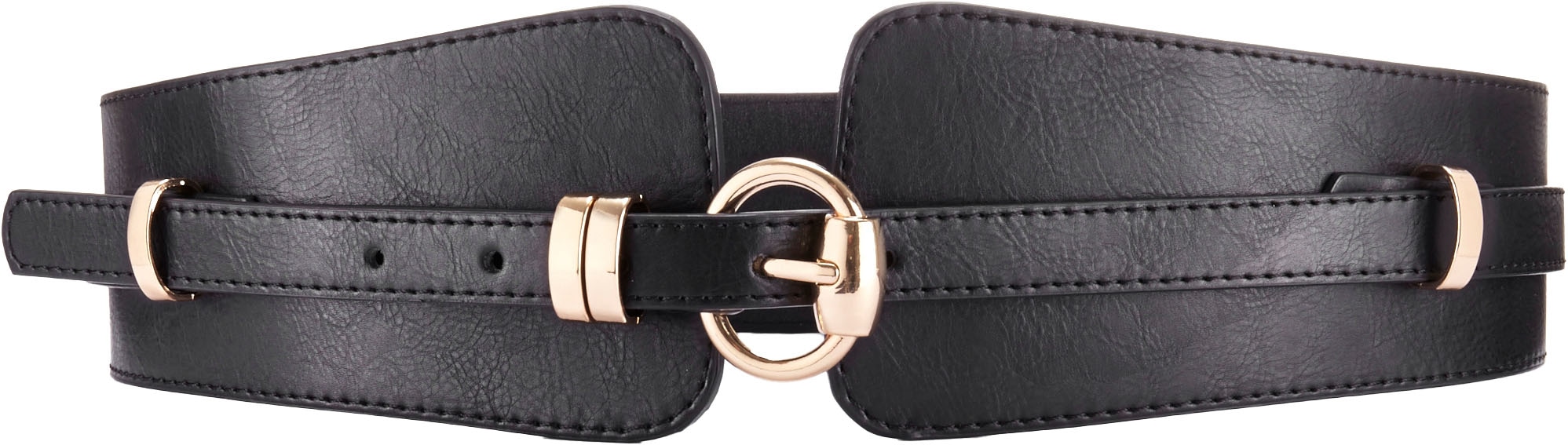 LASCANA Taillengürtel »2in1 Gürtel«, für Kleid & Overall, Bauchgürtel, abnehmbarer Hüftgürtel