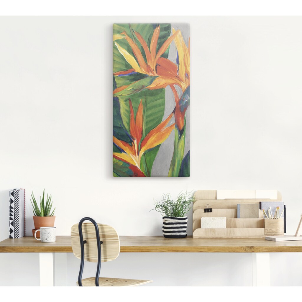 Artland Wandbild »Paradiesvogel II«, Pflanzen, (1 St.)