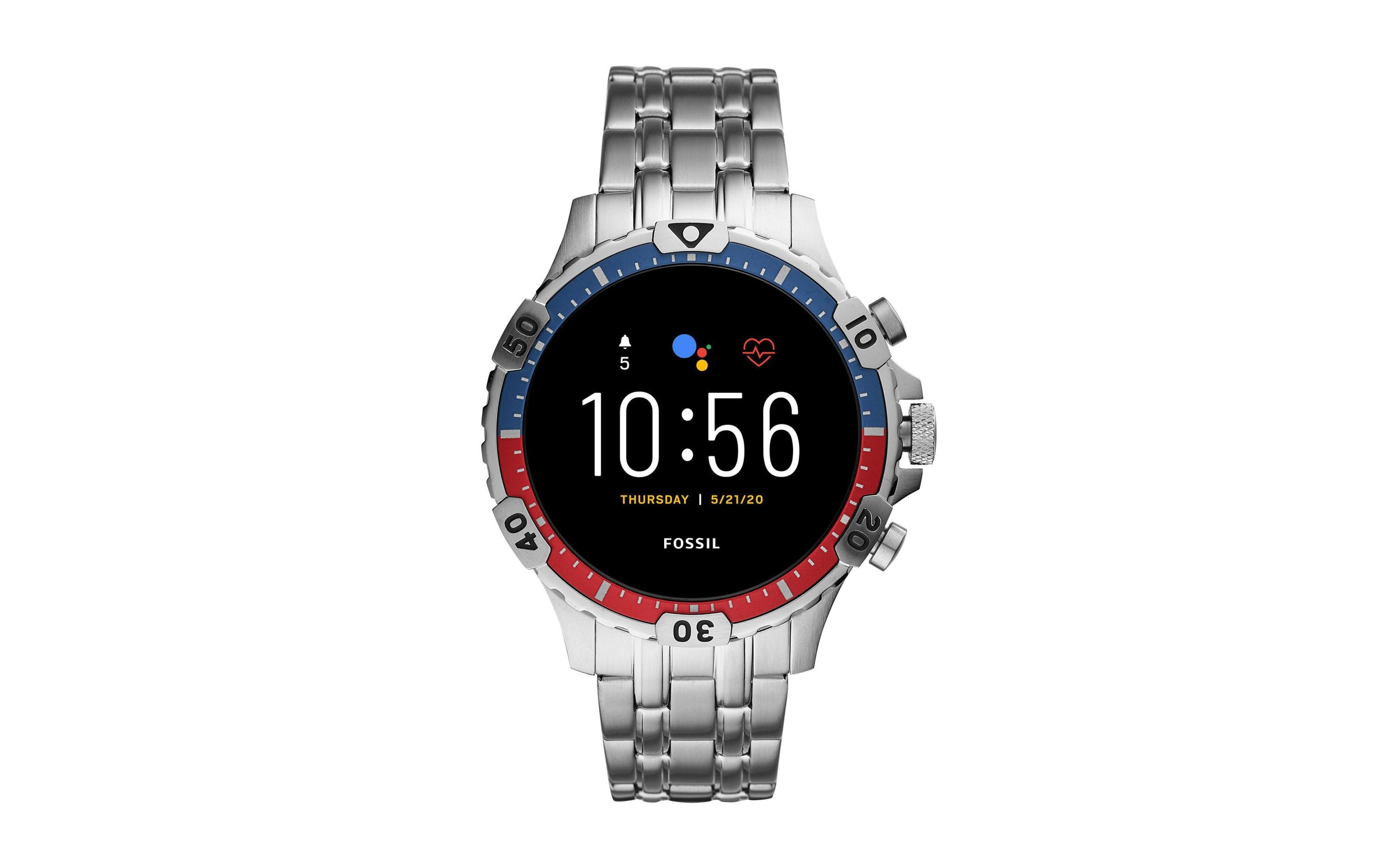 Image of Fossil Smartwatch »Garrett HR FTW4040«, (Wear OS by Google Höhenmesser) bei Ackermann Versand Schweiz