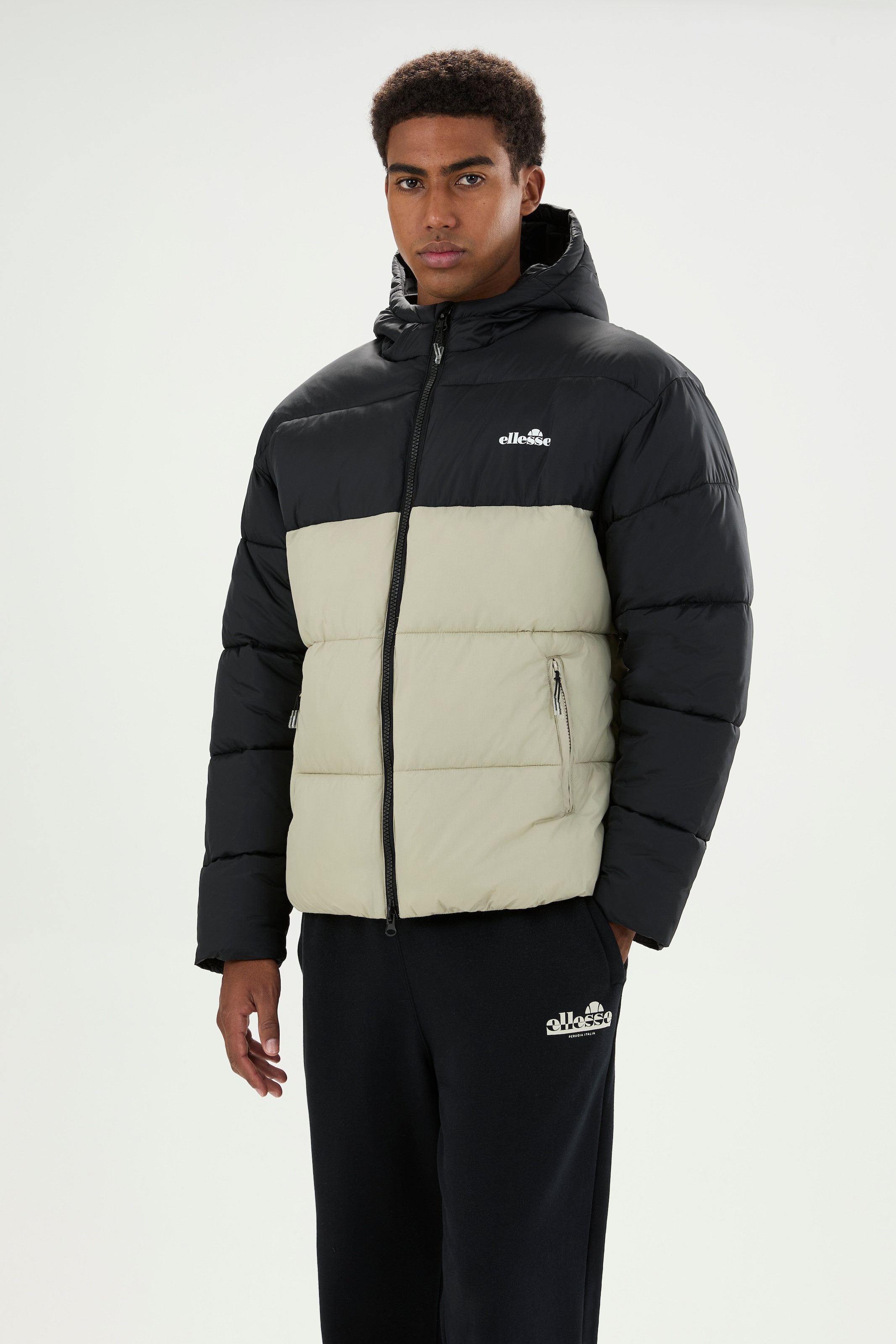 Image of Ellesse Steppjacke "ASCARI 2 RETRO PADDED JACKET" wasserabweisend, windabweisend, wärmeisolierend, mit Reissverschluss