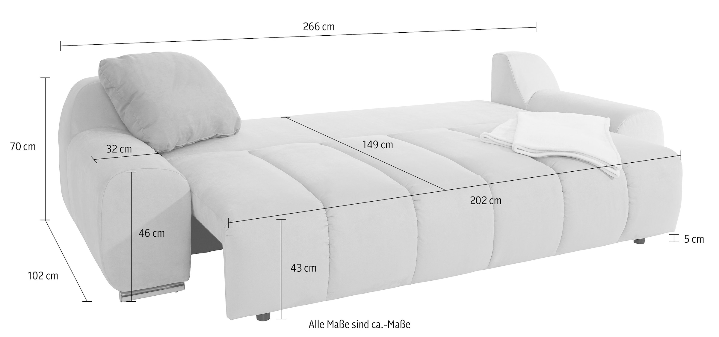 INOSIGN Big-Sofa »Bono«