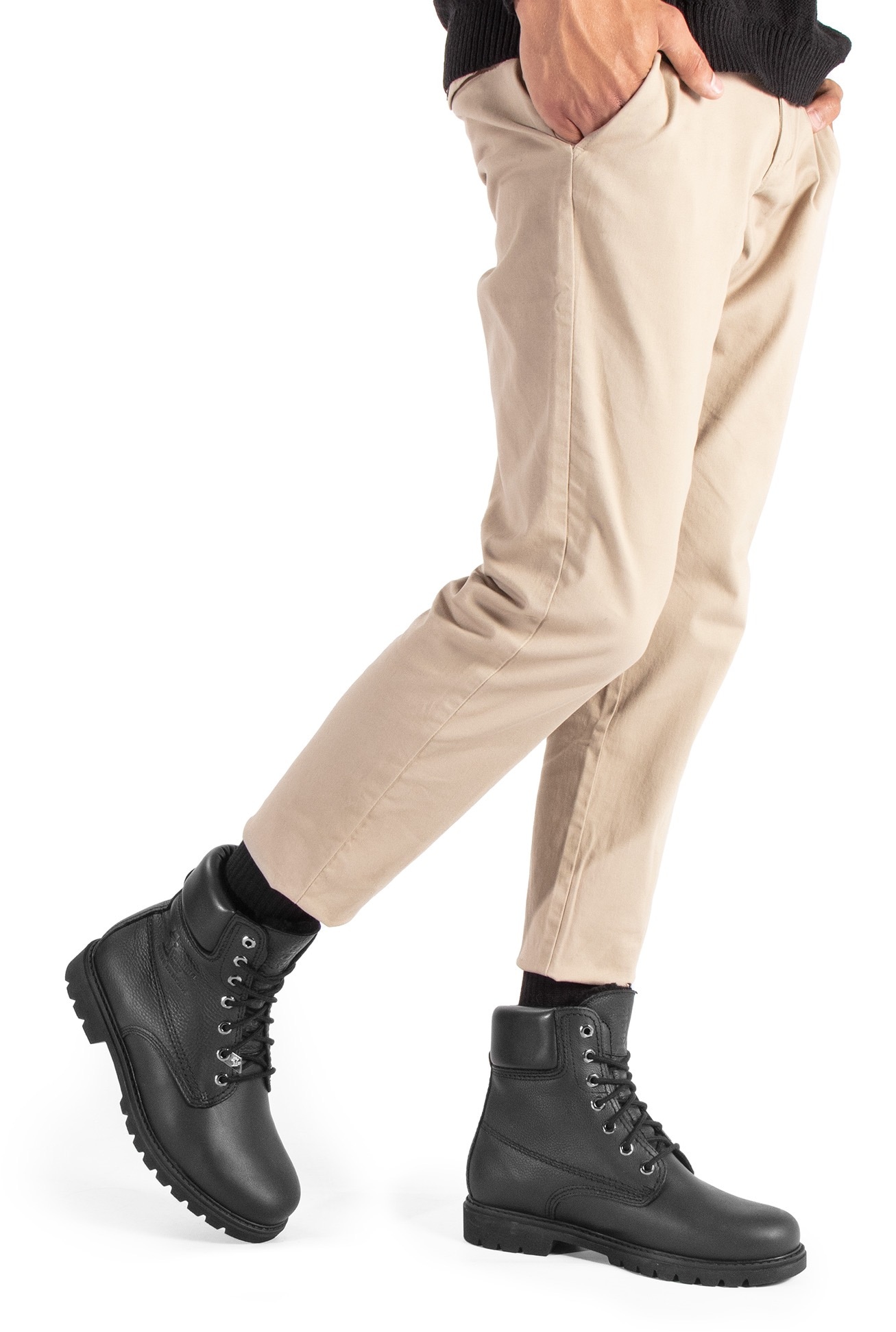 Panama Jack Winterboots  , Winterstiefelette, Schnürstiefelette, Outdoorschuh mit Ziernähten