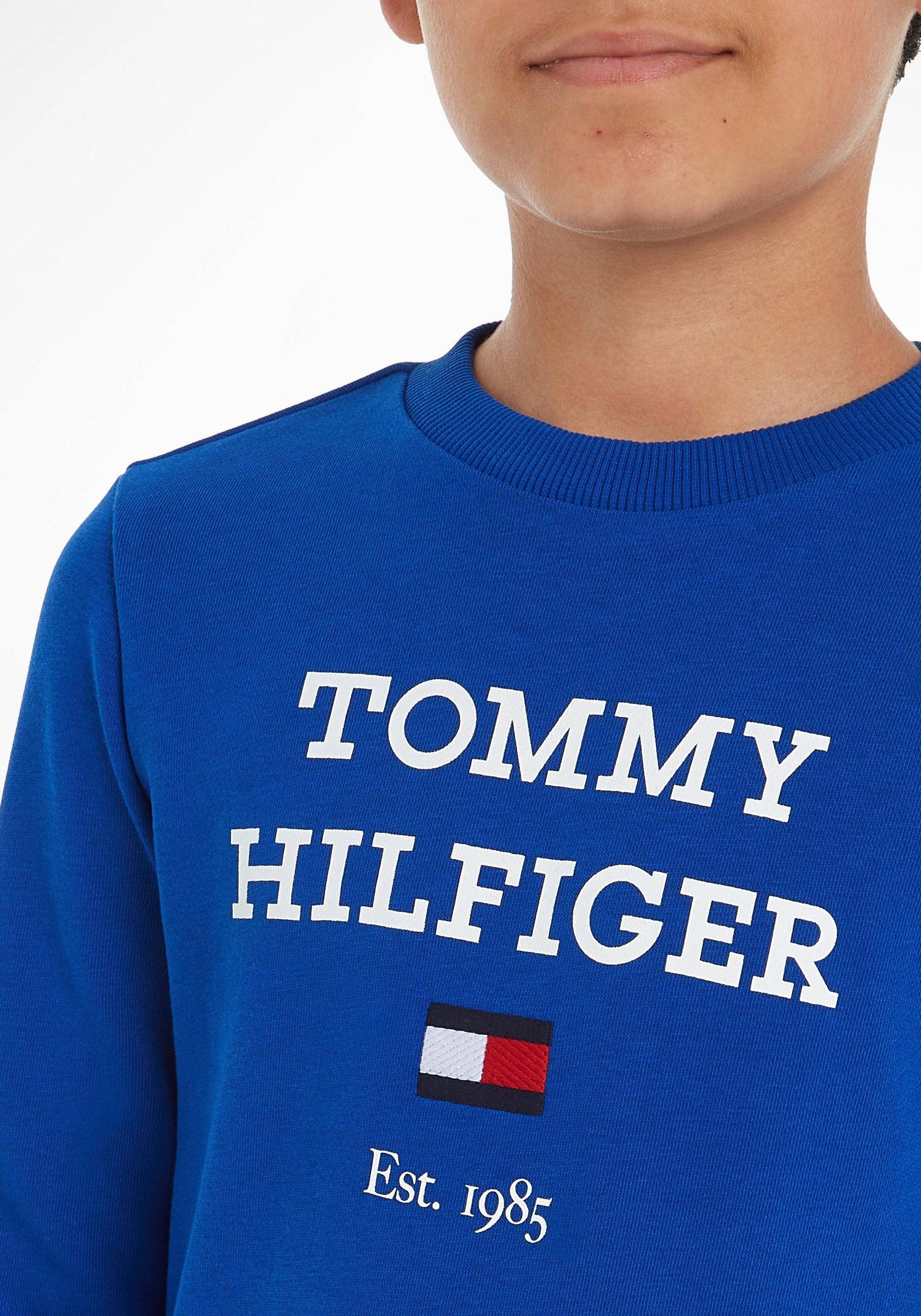 ♕ Tommy Hilfiger Sweatshirt »TH LOGO SWEATSHIRT«, mit grossem Logo  versandkostenfrei auf