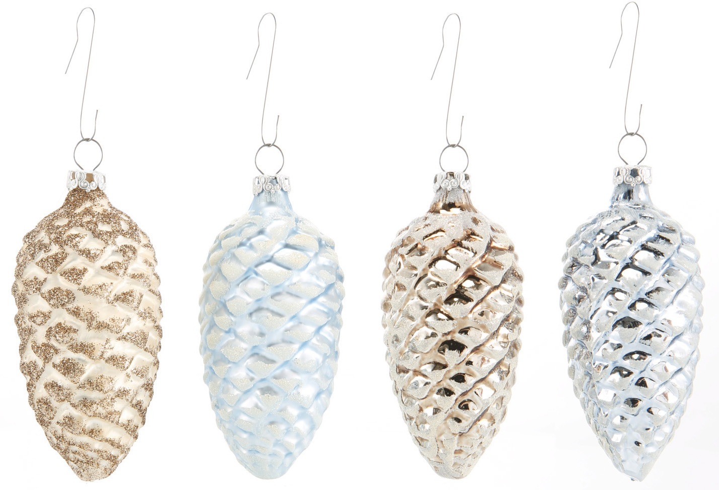 Christbaumschmuck "Sky" (4-teilig)