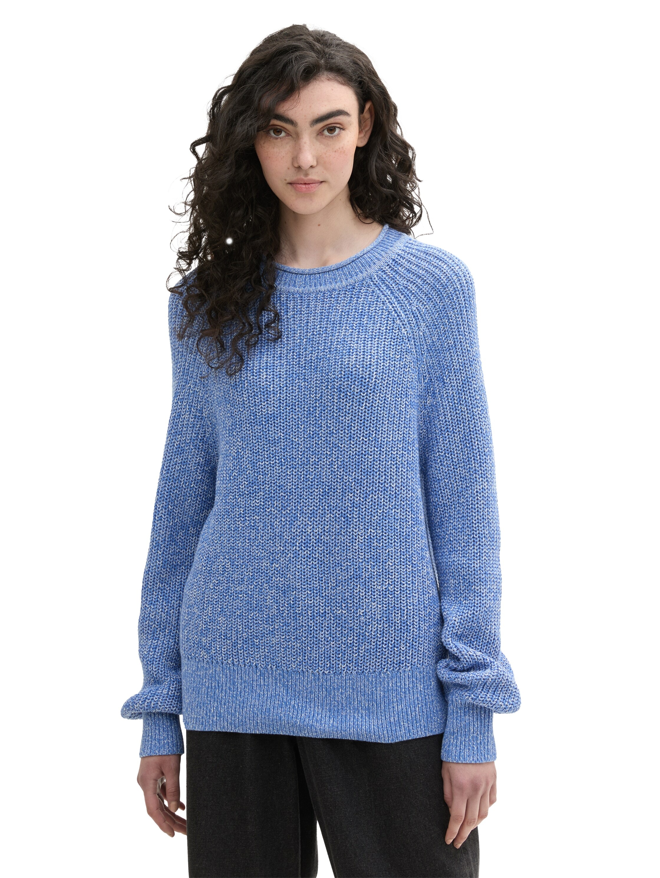 TOM TAILOR Denim Strickpullover, mit Strick-Struktur