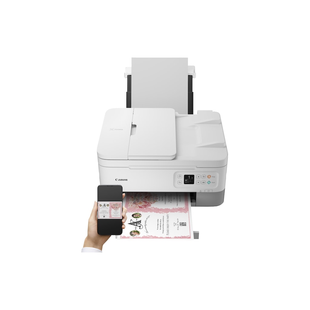 Canon Multifunktionsdrucker »Pixma TS7451a WLAN, USB, weiss«