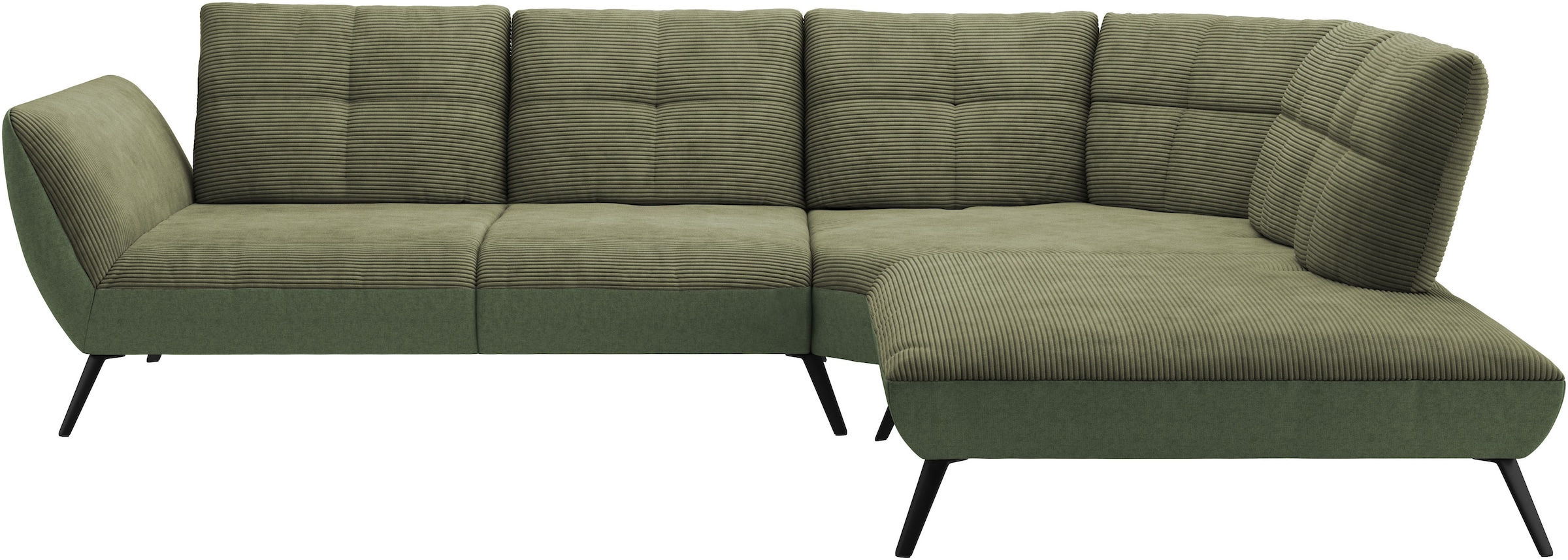 Places of Style Ecksofa »Mikado L-Form«, inkl. Sitztiefenverstellung und Armteilverstellung