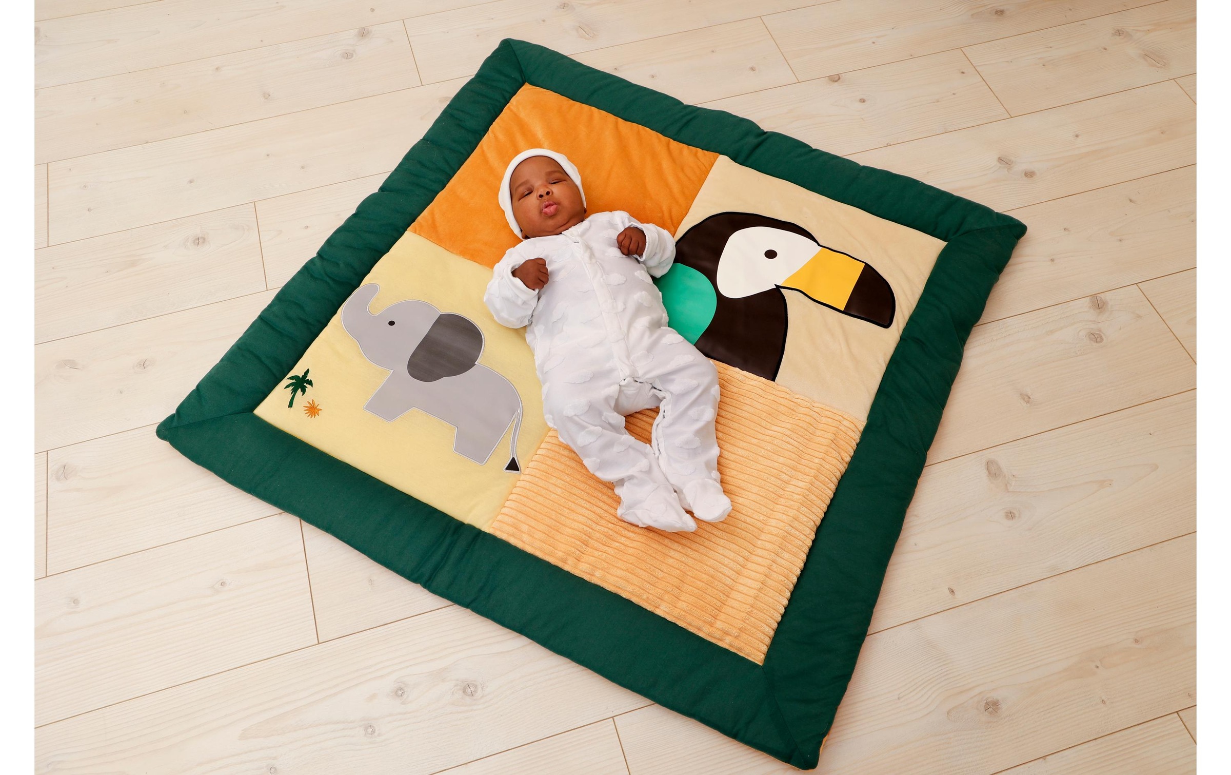 Spielmatte »little big friends Dschungel 100 x 100 cm«