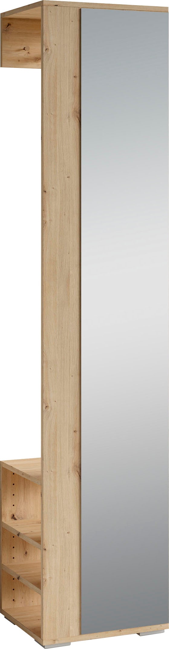 byLIVING Garderobenpaneel »Ben«, (1 St.), Breite 40 cm, mit Spiegel und Kleiderstange