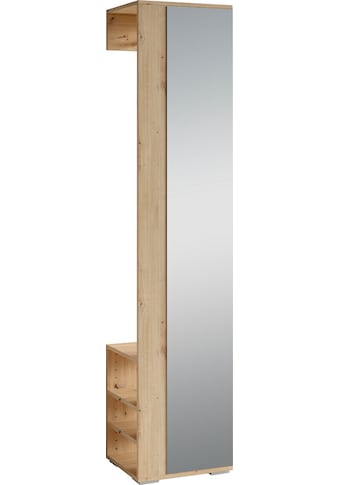 Garderobenpaneel »Ben«, (1 St.), Breite 40 cm, mit Spiegel und Kleiderstange