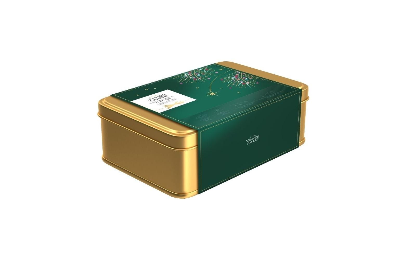Image of Yankee Candle Duftkerze "Geschenkset Christmas Moments, Festive Tin"