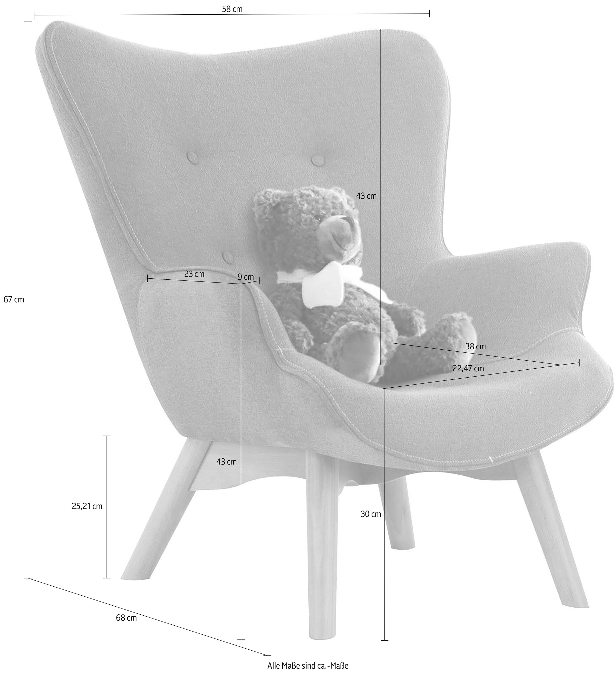 Lüttenhütt Fauteuil »Duca Mini« in kleiner Ausführung für Kinder