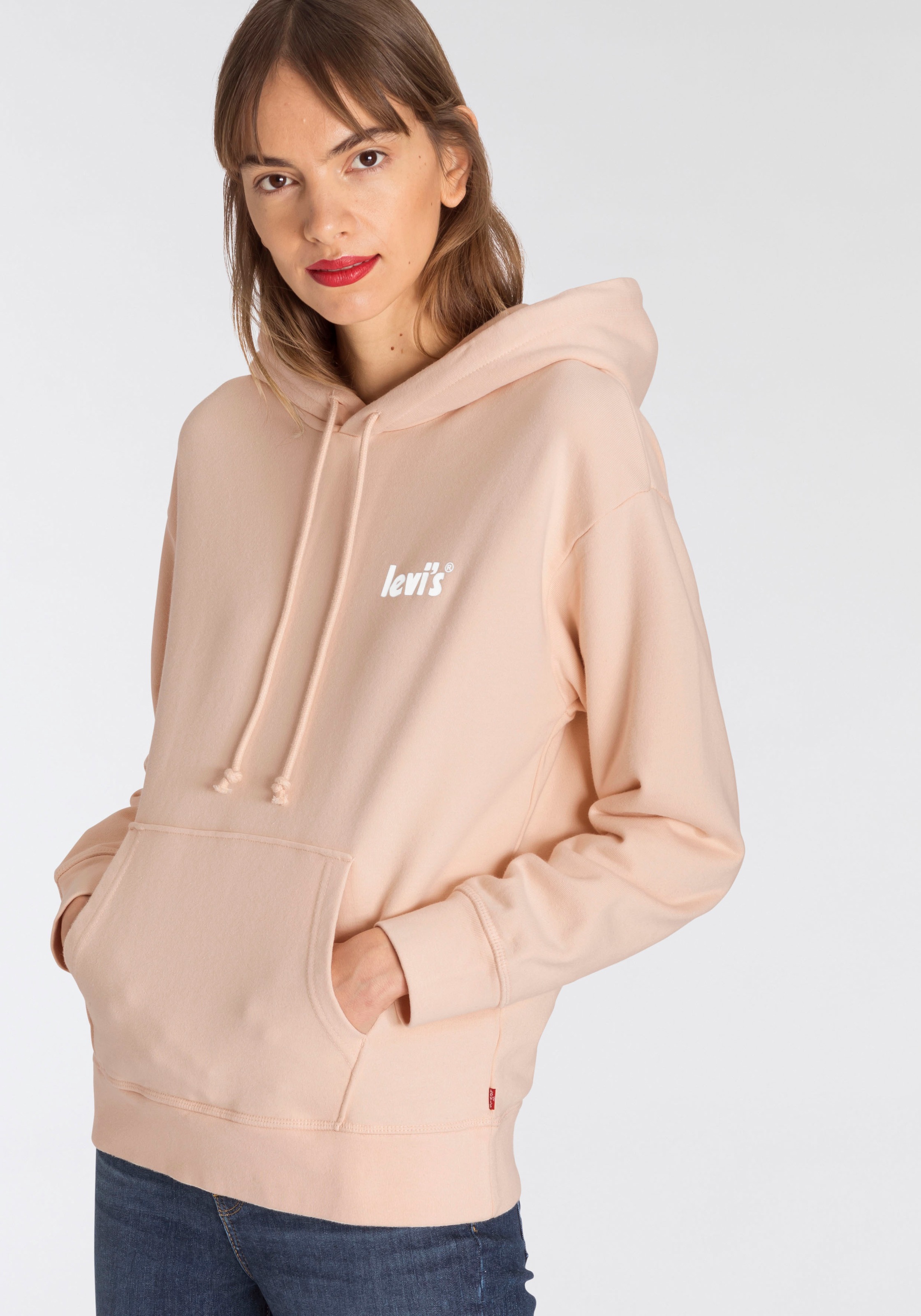 Image of Levi's® Kapuzensweatshirt »18487POSXMS GRAPHIC STANDARD HOODIE«, Mit reflektierendem Markenschriftzug bei Ackermann Versand Schweiz