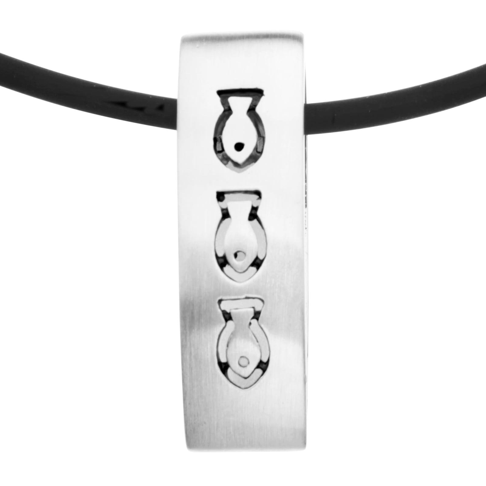 Image of OSTSEE-SCHMUCK Halsreif "Ostsee-Schmuck Halsreif mit Anhänger Fisch - Kautschukreif"
