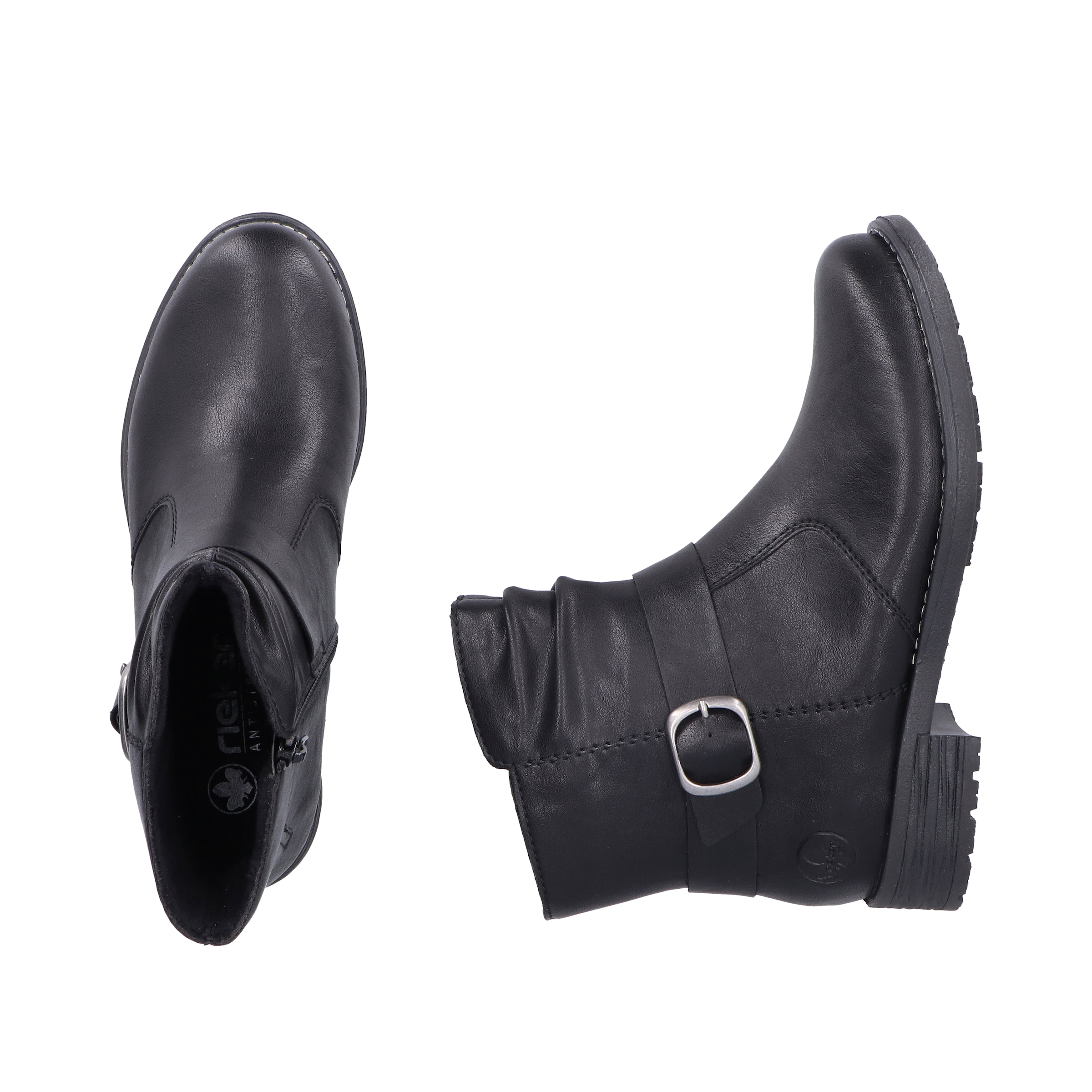 Rieker Stiefelette  Boots, Blockabsatz, mit Innenreissverschluss