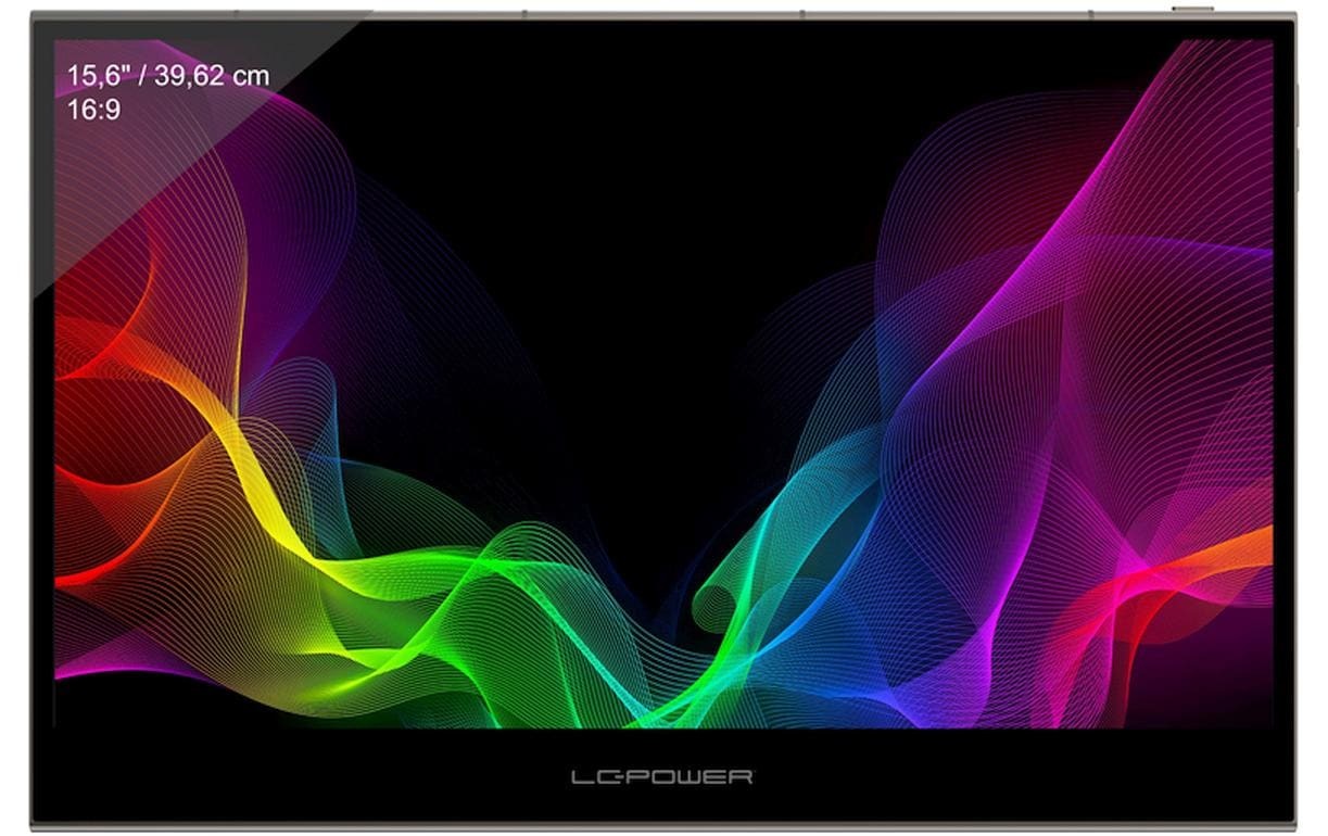 LC-Power LED-Monitor »LC-M16-4K-UHD-P-OLED«, 39,46 cm/15,6 Zoll, 3840 x 2160 px, 4K Ultra HD