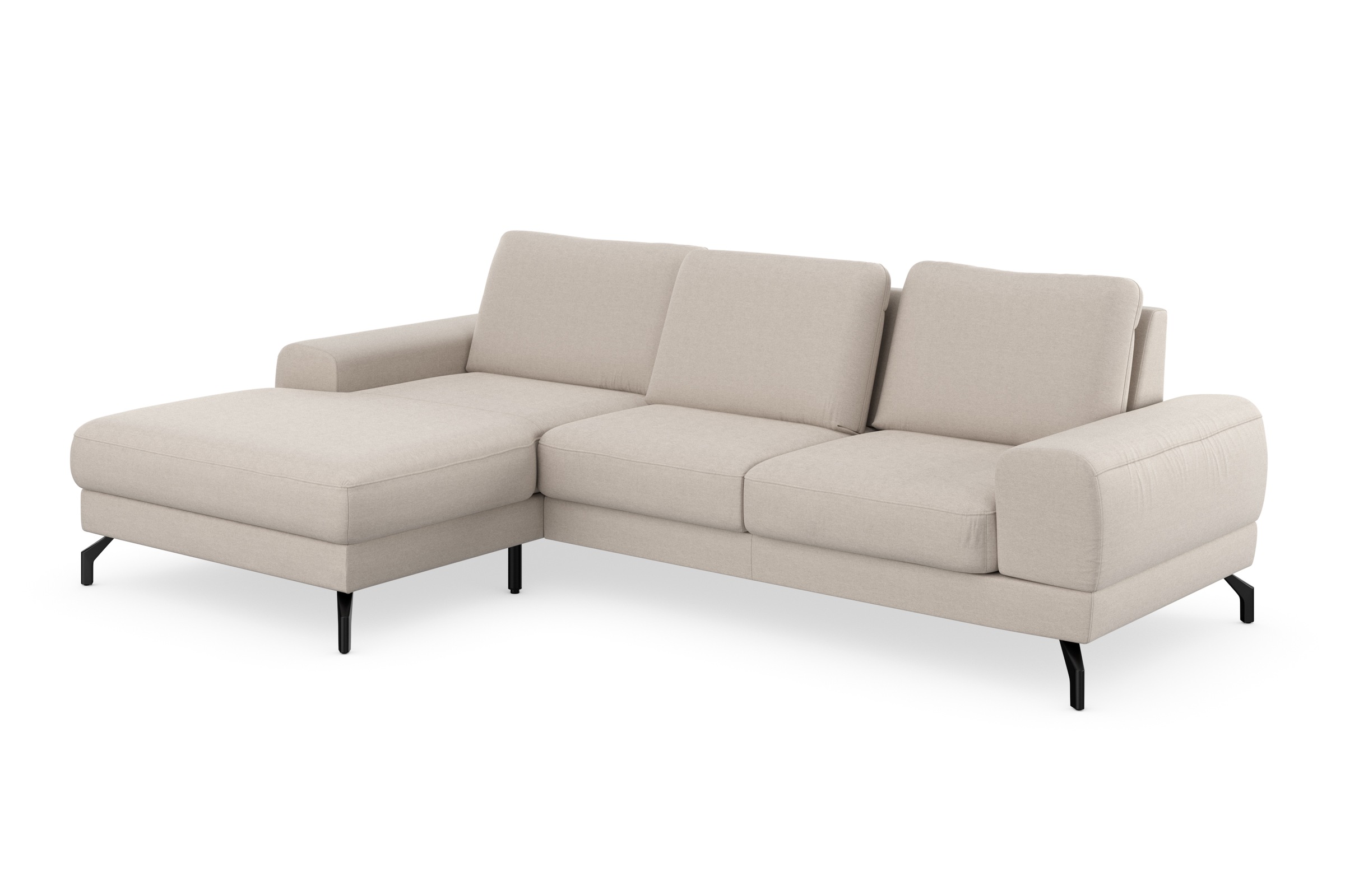 sit&more Ecksofa »Cinturo L-Form«, inklusive Sitztiefenverstellung und Federkern, Sitzhöhe 45 cm