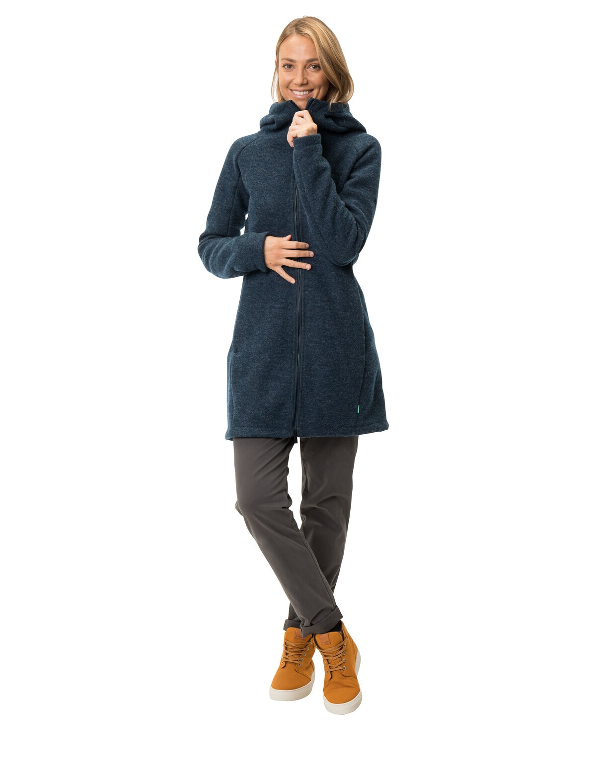 VAUDE Outdoorjacke »WOMEN'S TINSHAN COAT III«, (1 St.), mit Kapuze