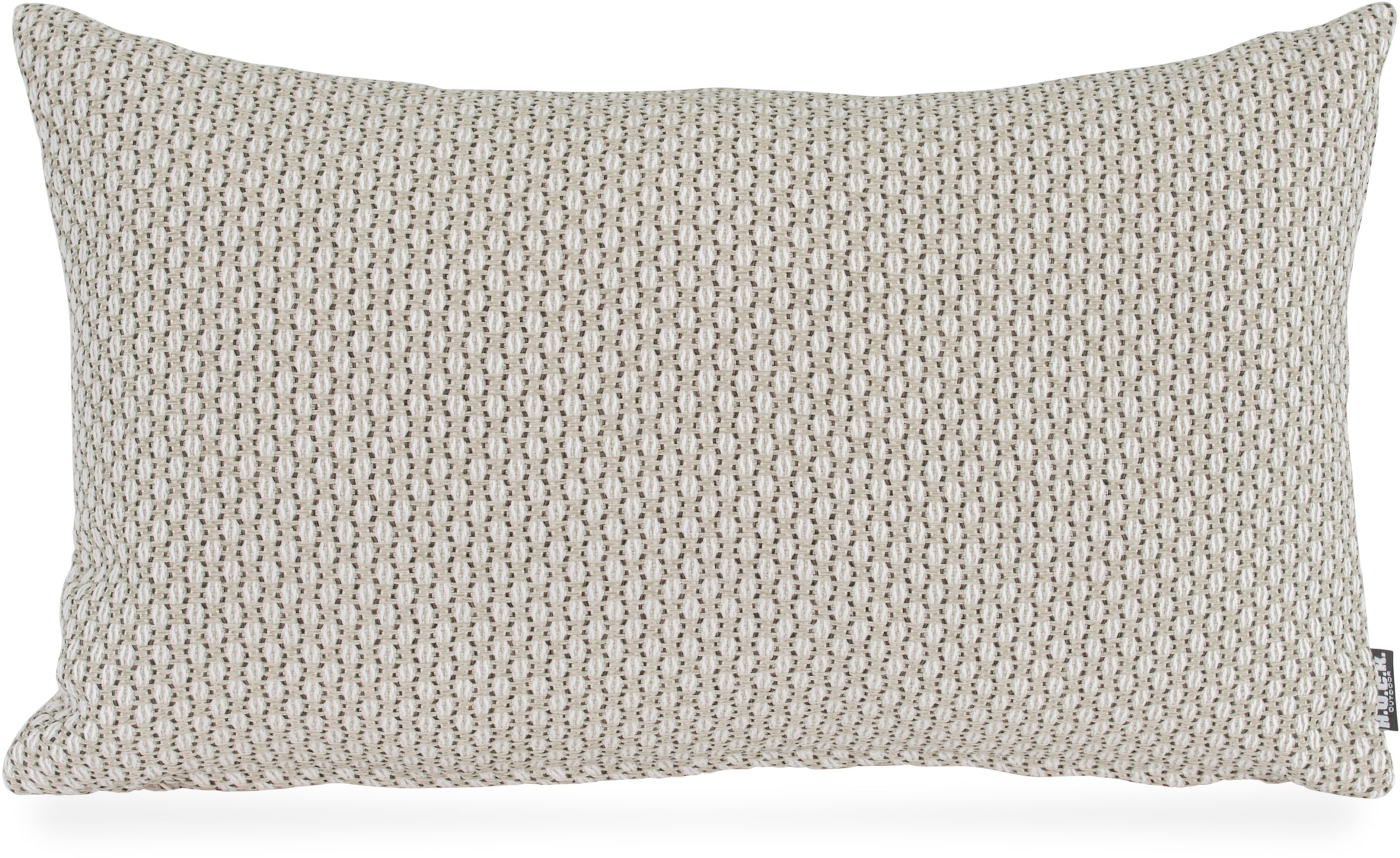 H.O.C.K. Coussin décoratif »Linocea« coussin d'extérieur avec rembourrage, 45x45cm, coussin décoratif, sauge, à motifs