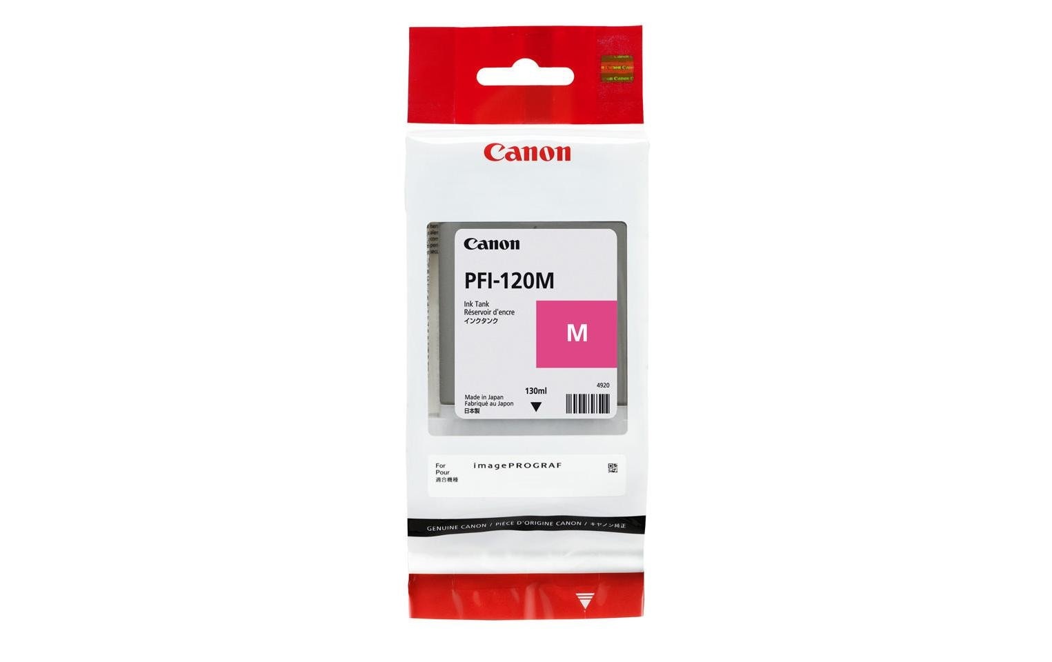 Image of Canon Tintenpatrone "PFI-120M, magenta"