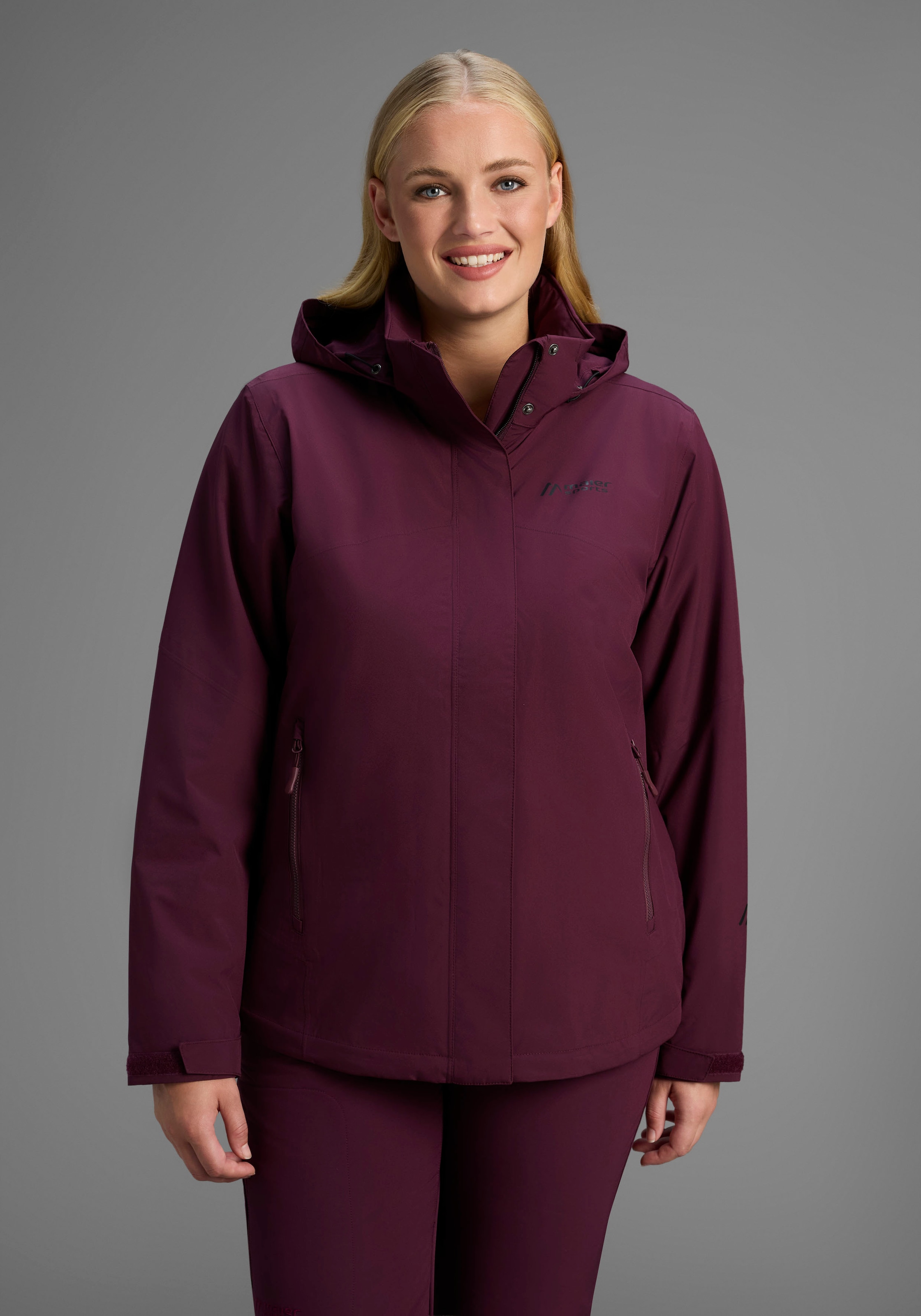 Image of Maier Sports Allwetterjacke "DA-JACKE MTEX EL. METORTHERMREC W" Wasser- & Winddicht & Atmungsaktiv