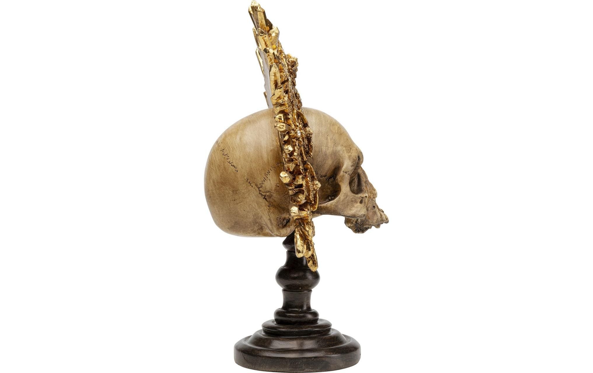 Kare Design Dekofigur »King Skull Goldfarben«
