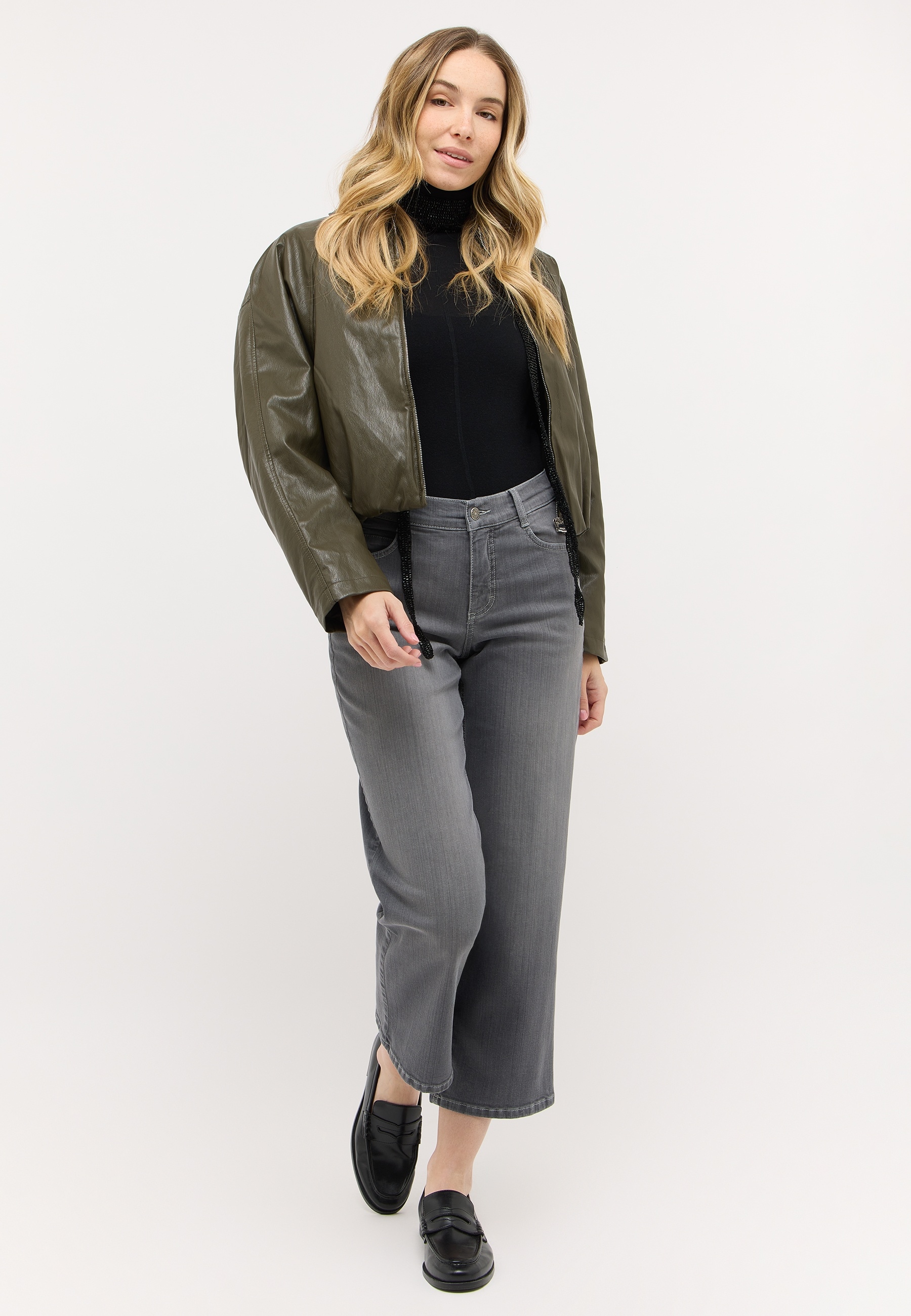 ANGELS 7/8-Jeans »LAIA« weite Passform, aus Baumwollmischung, mit Gürtelschlaufen