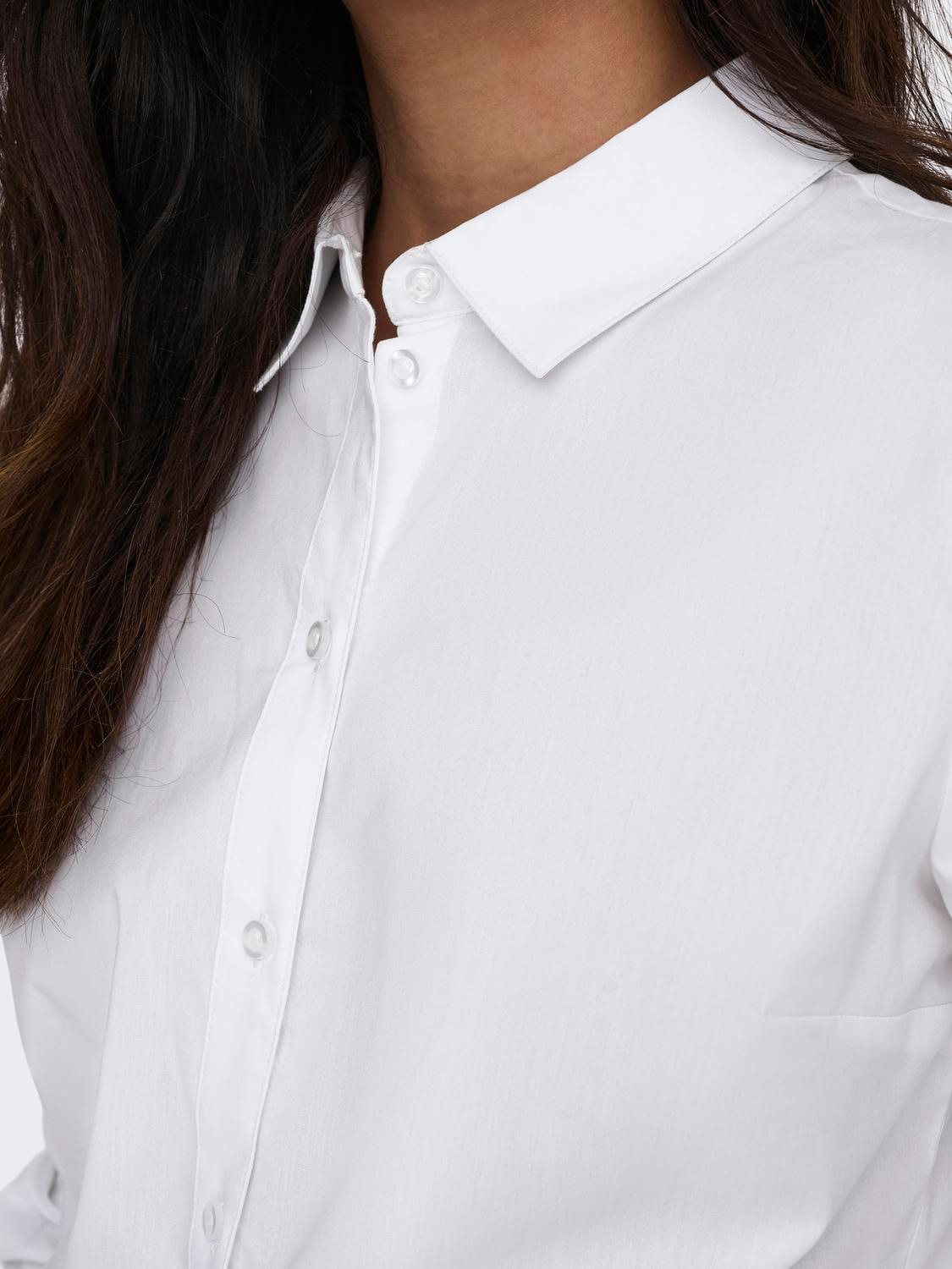 JDY Hemdbluse »JDYMIO L/S SHIRT WVN NOOS«, unifarben oder gestreift