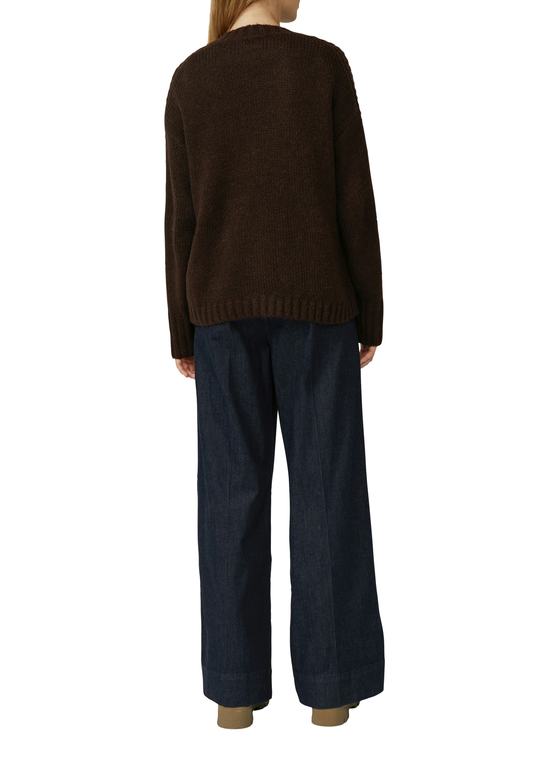 s.Oliver Pull en tricot avec bord-côte côtelé