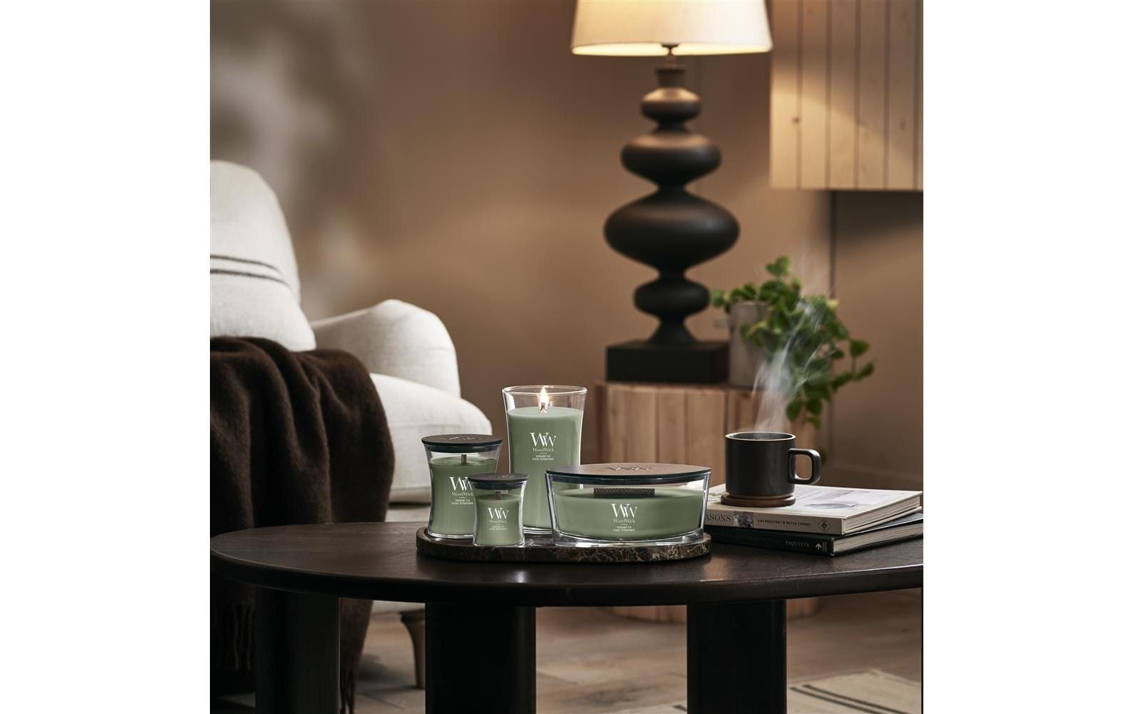 Woodwick Duftkerze "Verdant Fig Large Jar"