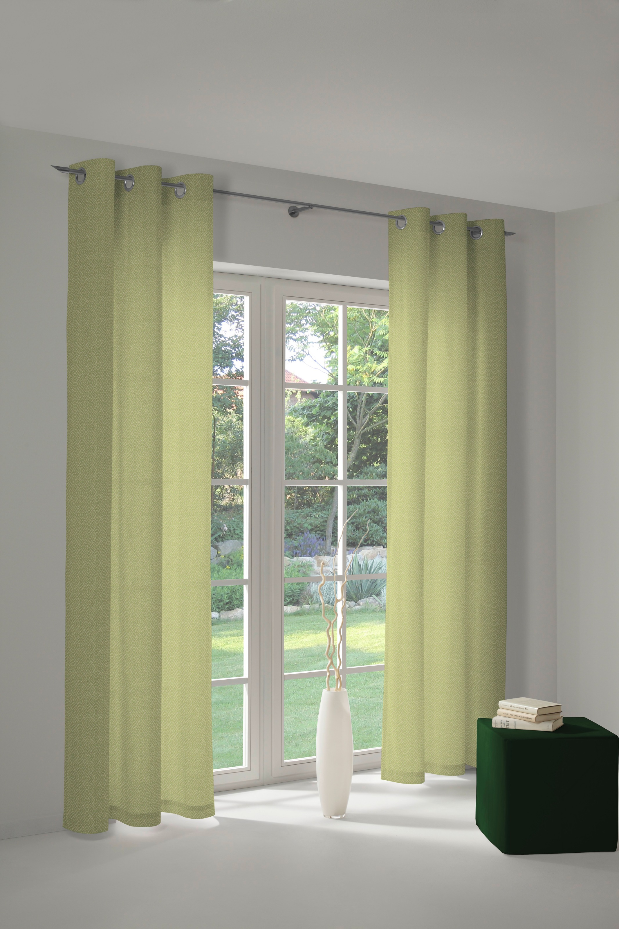 Adam Vorhang »Graphic Ventus« Ösen 1 Stk. tlg. aus 100% Bio-Baumwolle