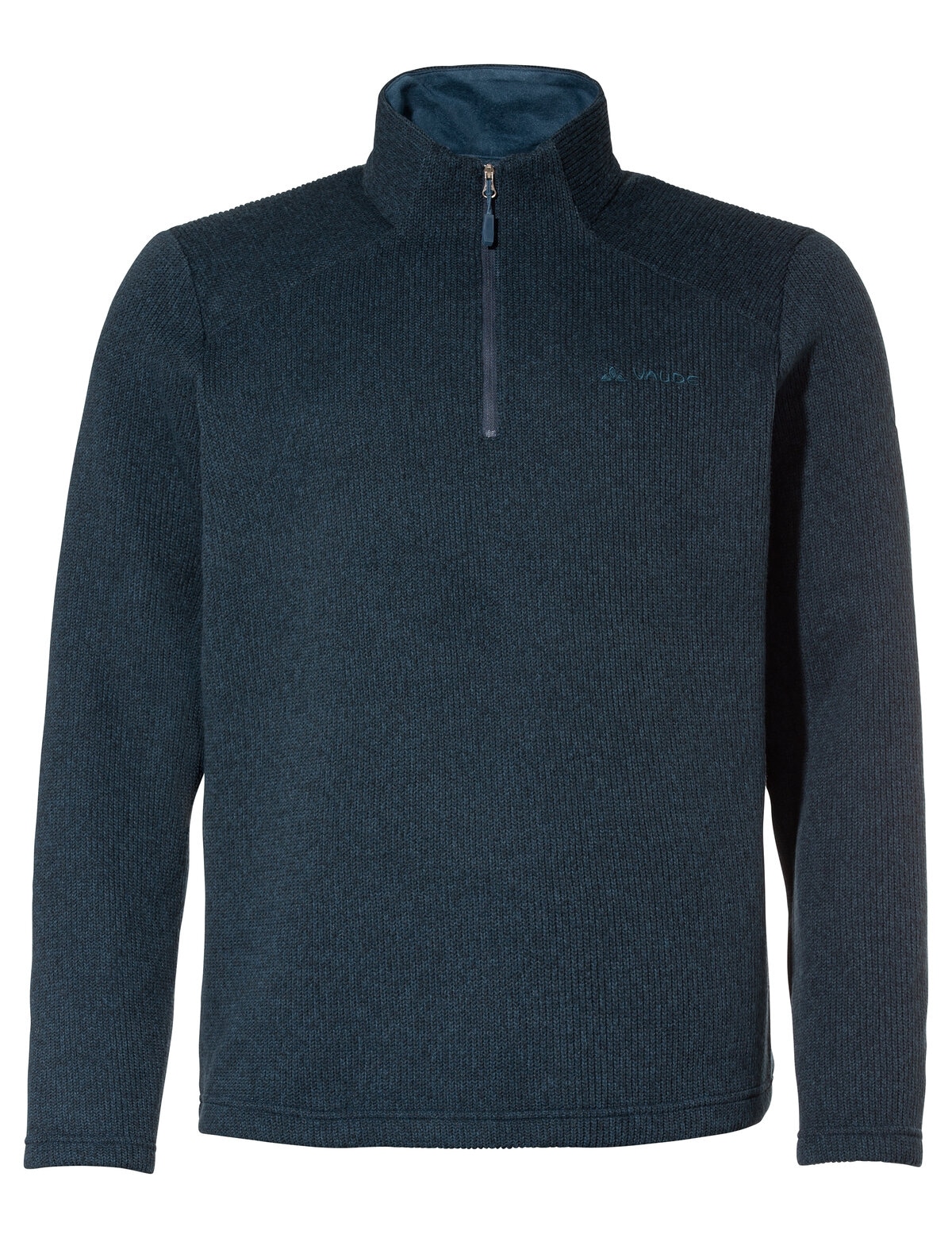 VAUDE Stehkragenpullover »MEN'S TESERO PULLOVER II« mit kurzem Reissverschluss, in Strickoptik, für kühle Tage
