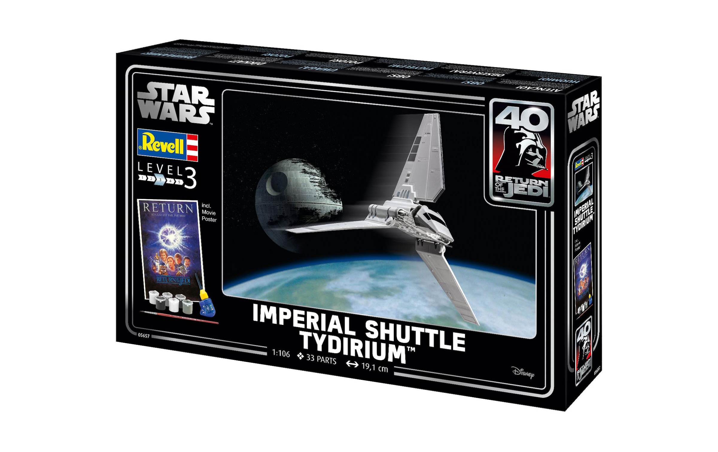 Revell® Modellbausatz »40 Jahre Rückkehr der Jedi Ritter, Imperial Shuttle Tydirium« 1:106 Made in Europe