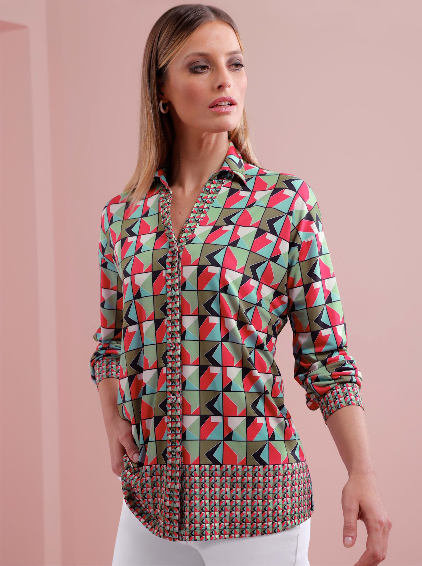 Image of heine Langarmshirt "Shirtbluse" 1 tlg.