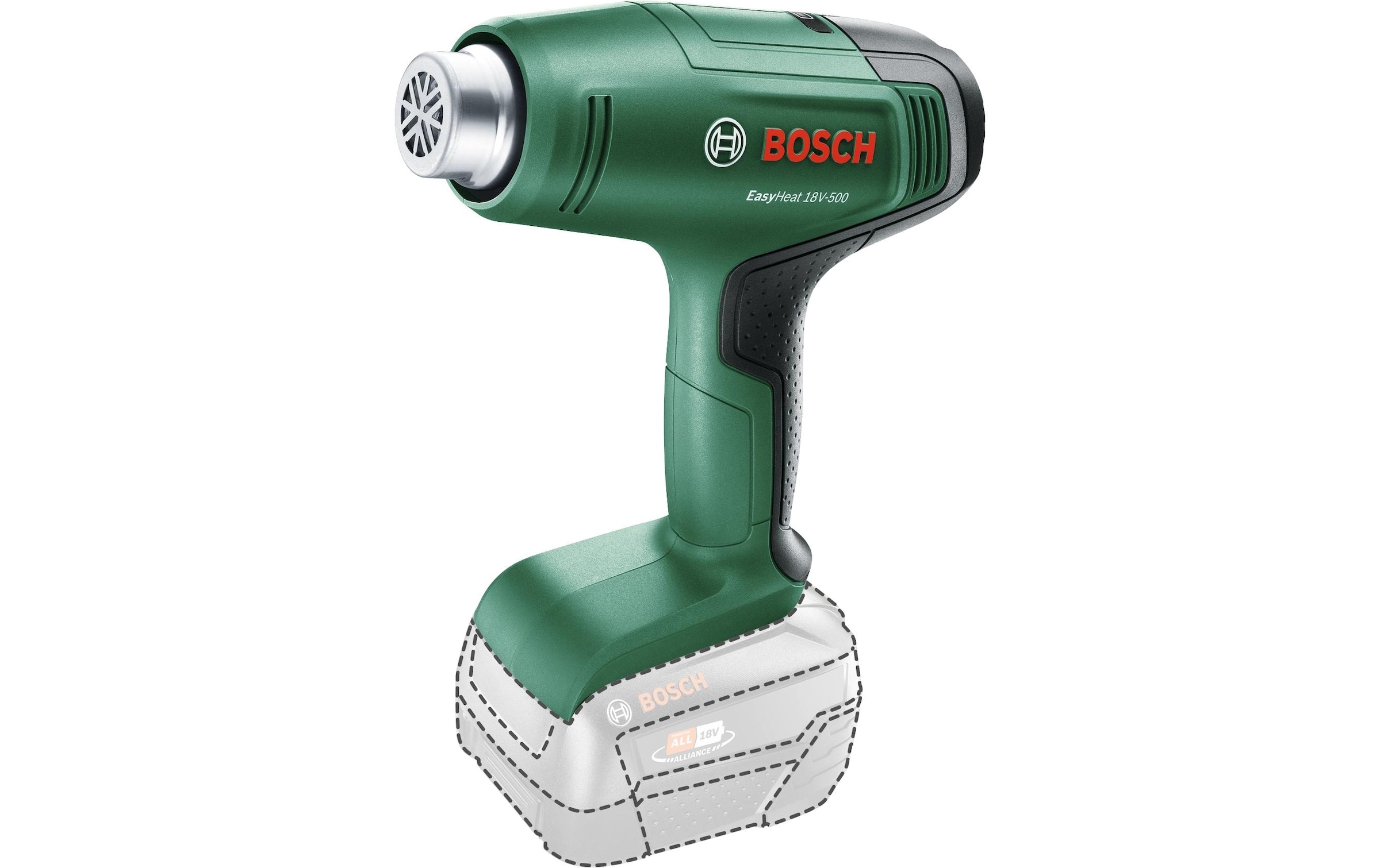 BOSCH Akku-Heissluftgebläse »EasyHeat 18V-500« ohne Akku und Ladegerät
