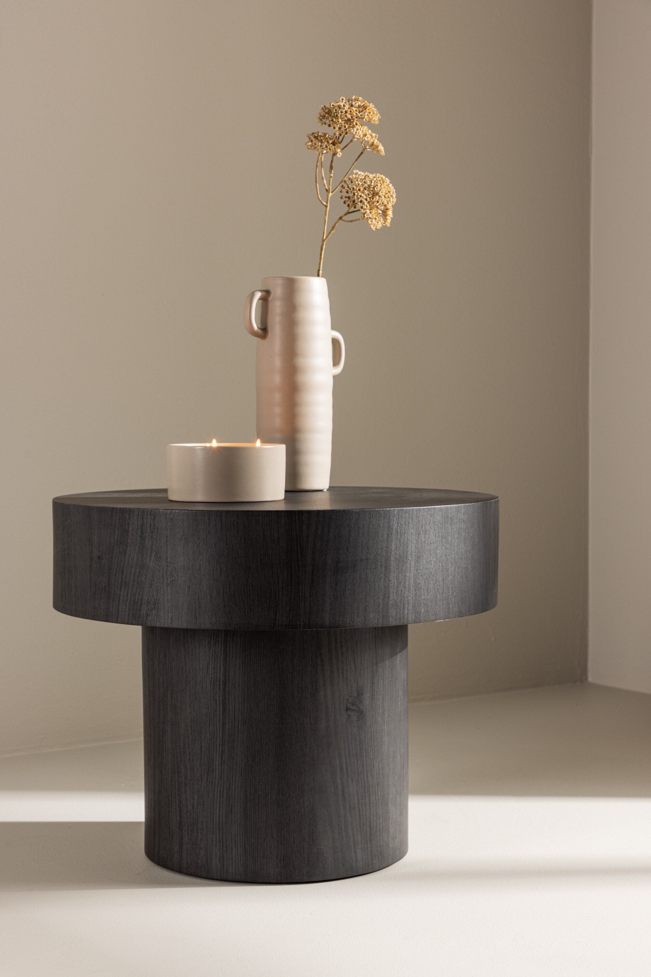 Image of Venture Home Beistelltisch "Malung, runder Beistelltisch, FSC-zertifiziert, Ø 50 cm" Ablagetisch, MDF, rund, schlicht, modern, dezent