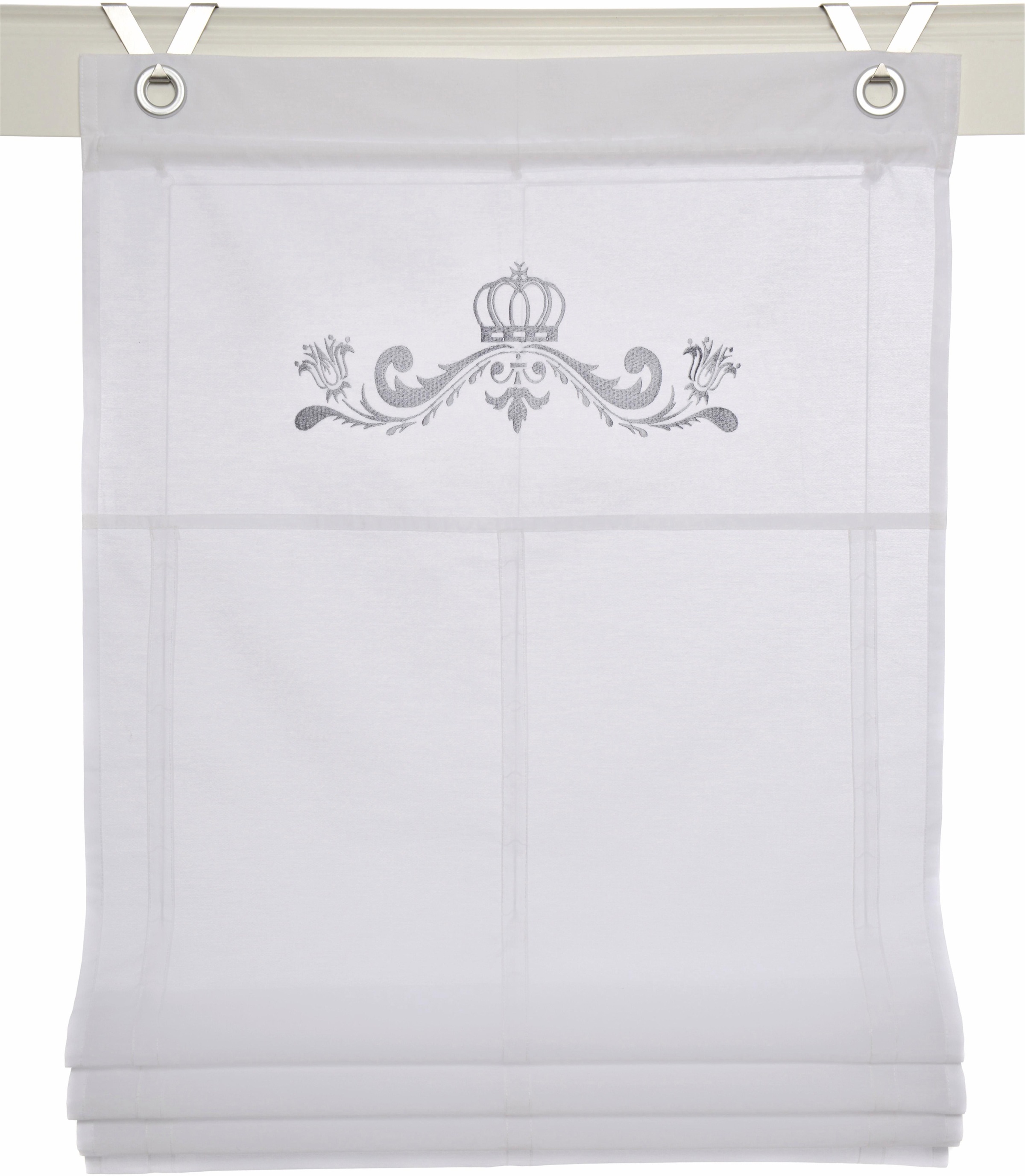 Image of Kutti Raffrollo »Kessy Crown«, mit Hakenaufhängung, ohne Bohren bei Ackermann Versand Schweiz
