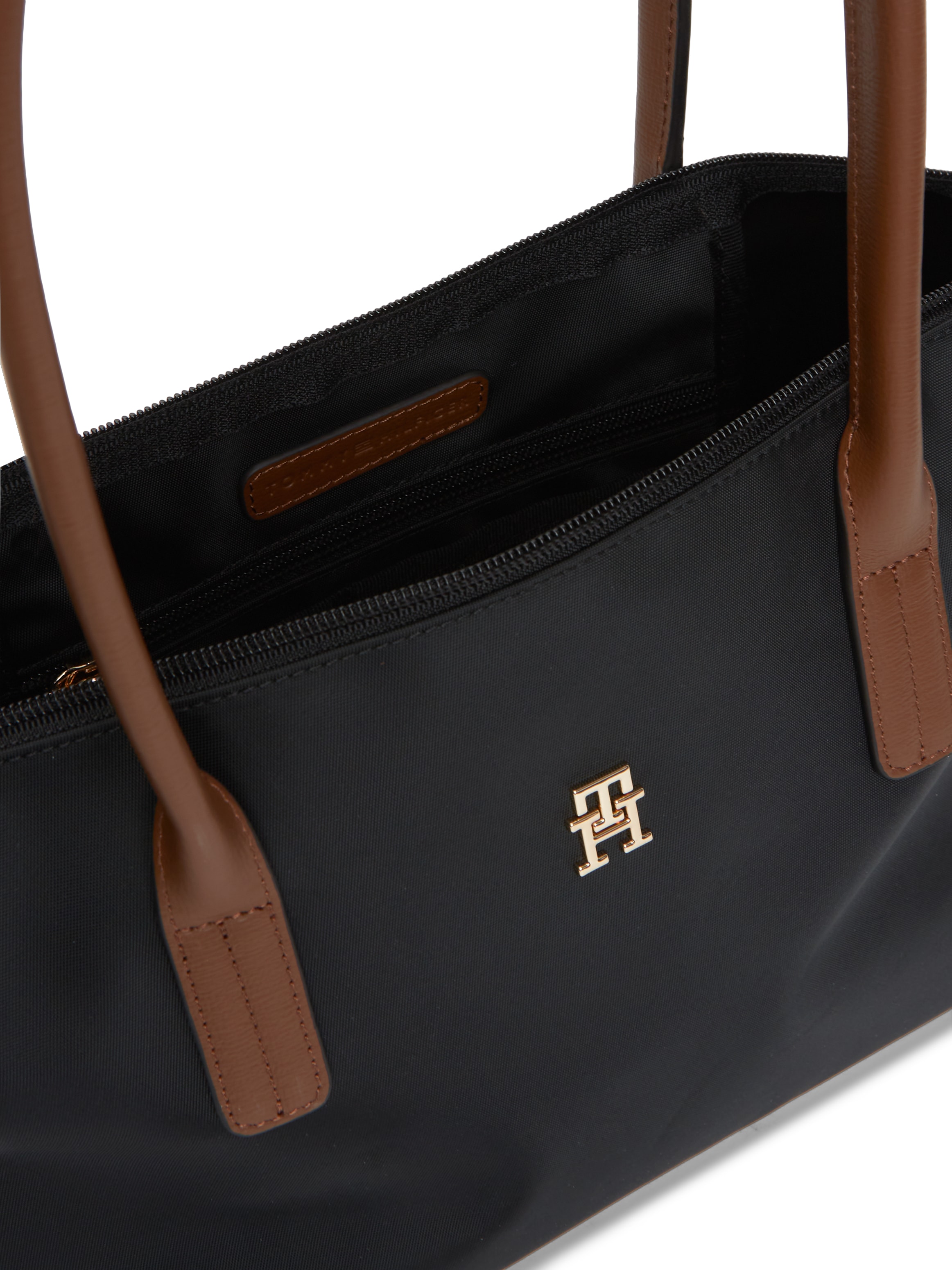 Tommy Hilfiger »POPETTE EAST WEST TOTE« Damen Handtasche, Schultertasche mit TH-Logoelement