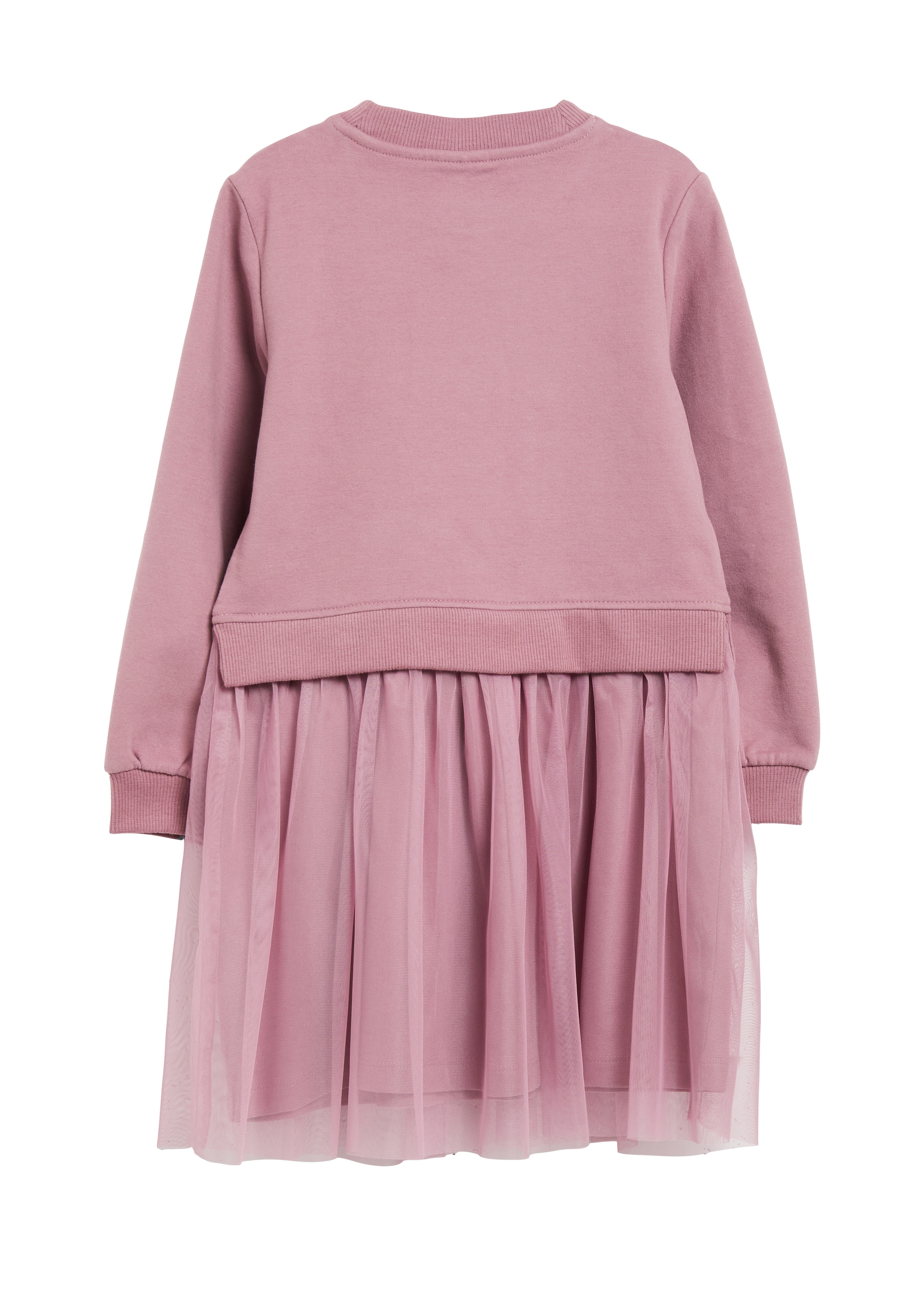 s.Oliver Junior Robe en sweat mit Tüllrock, Stickerei