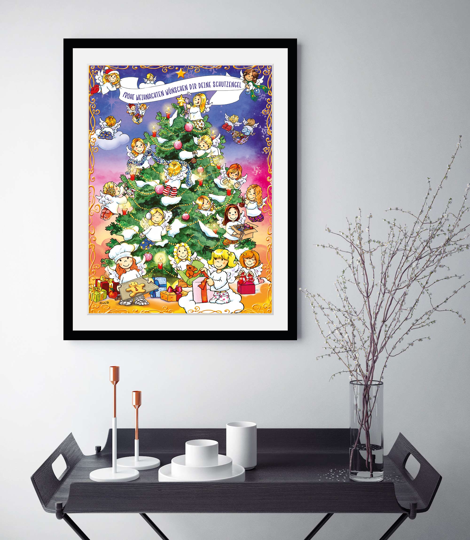 ♕ queence Bild »Christmas Tree«, Engel, (1 St.) versandkostenfrei auf