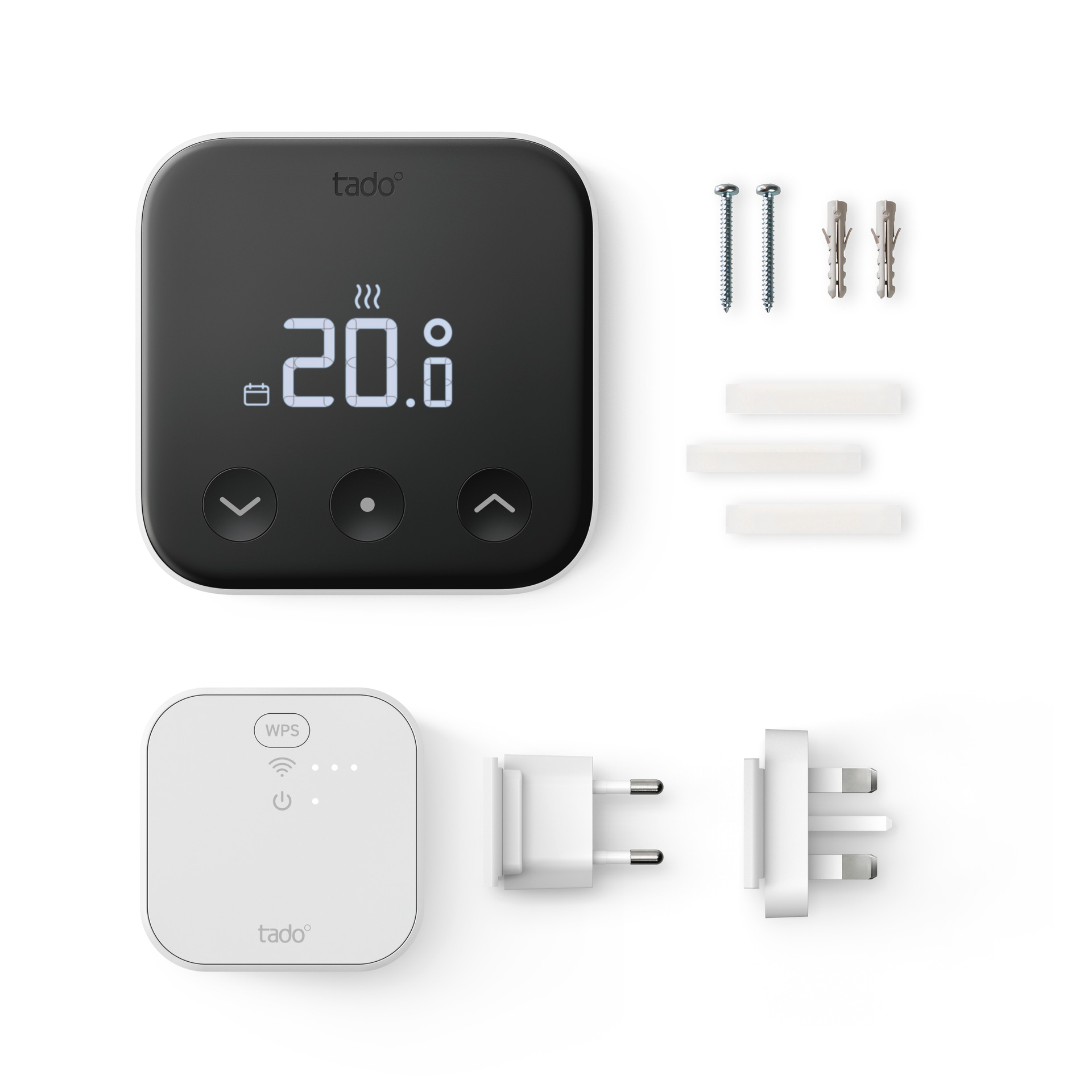 Tado Smart-Home-Zubehör »Kit Smartes Thermostat + 3x Smartes Thermostat (Line X)«, (4 St.)